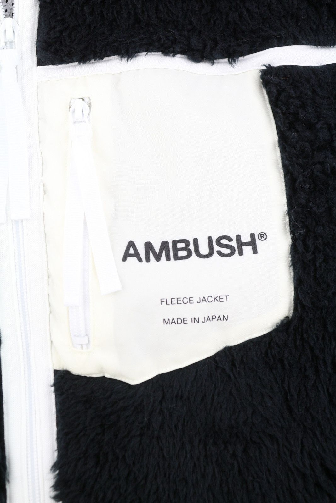 Ambush Design L Black Faux Fur Fleece Zip Lightweight 86772 Size US M / EU 48-50 / 2 - 8 Thumbnail