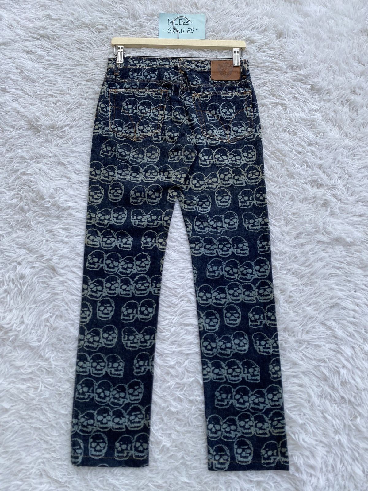 Hysteric Glamour Rare Vintage Hysteric Glamour Skulls All Over Jean/ Denim Size US 29 - 18 Thumbnail