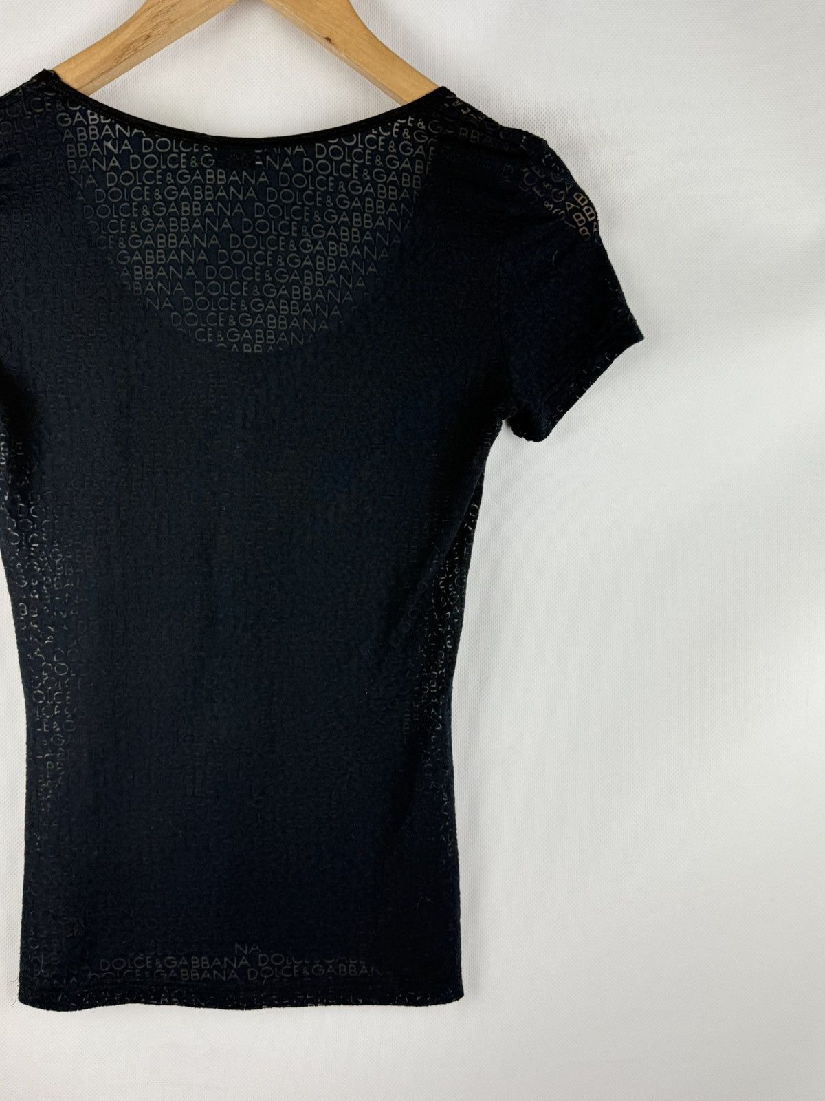 Dolce & Gabbana Dolce & Gabbana Ladies Short Sleeve Monogram T Shirt Top Size M / US 6-8 / IT 42-44 - 13 Thumbnail