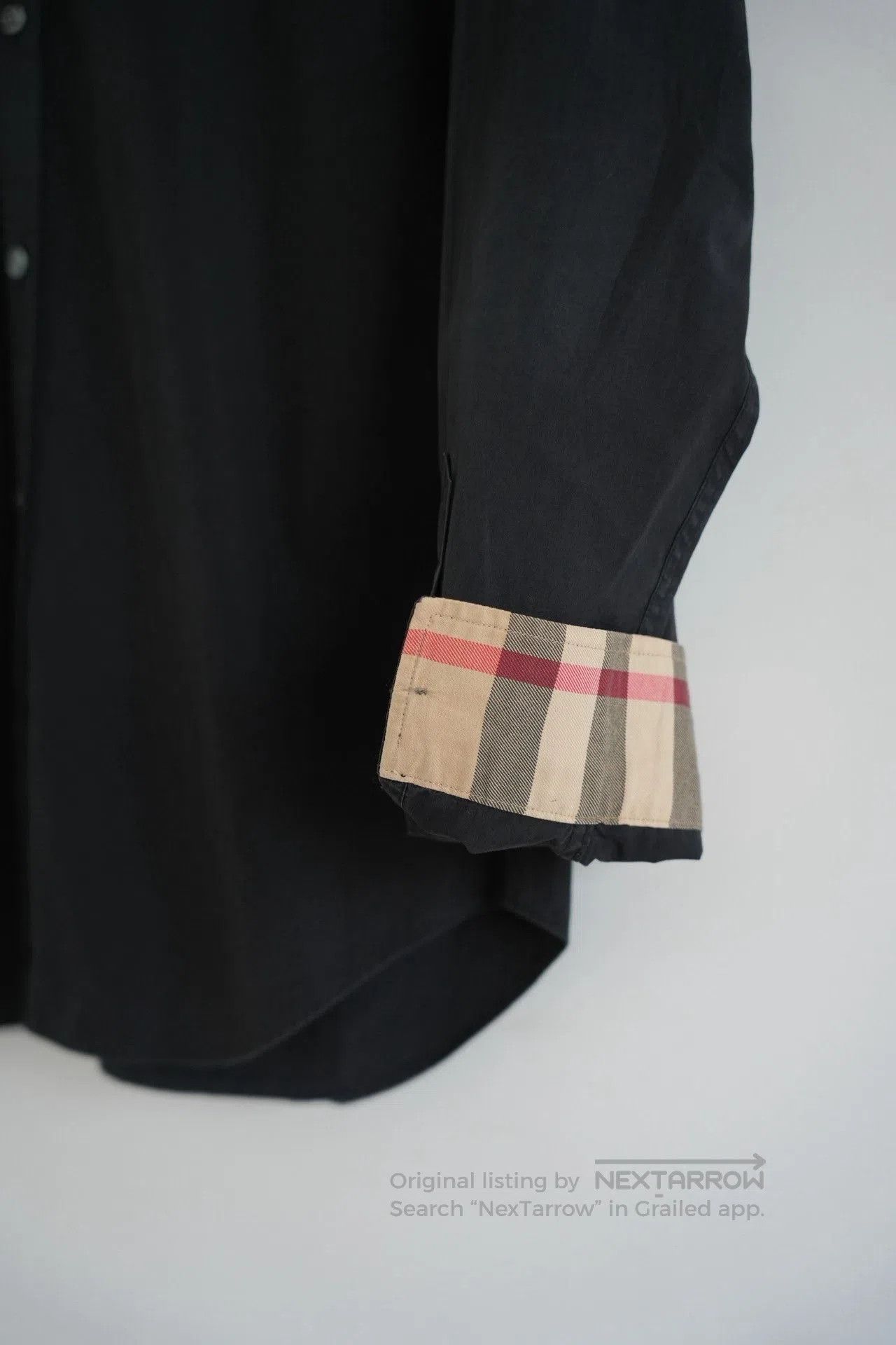 Burberry Burberry Check Panel Black Shirt. Size US M / EU 48-50 / 2 - 4 Thumbnail