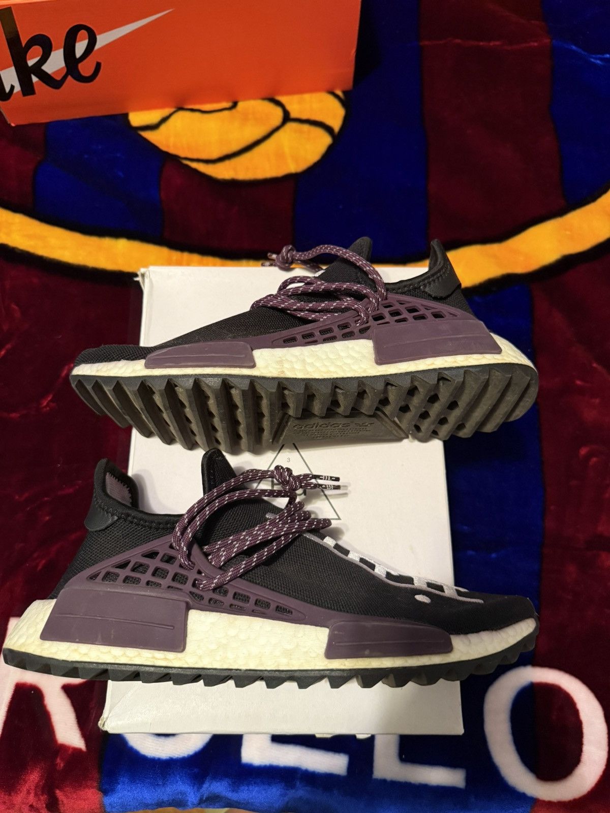 Adidas × Pharrell Pharrell x Adidas NMD Human Race Trail “Equality” Size US 9.5 / EU 42-43 - 3 Thumbnail
