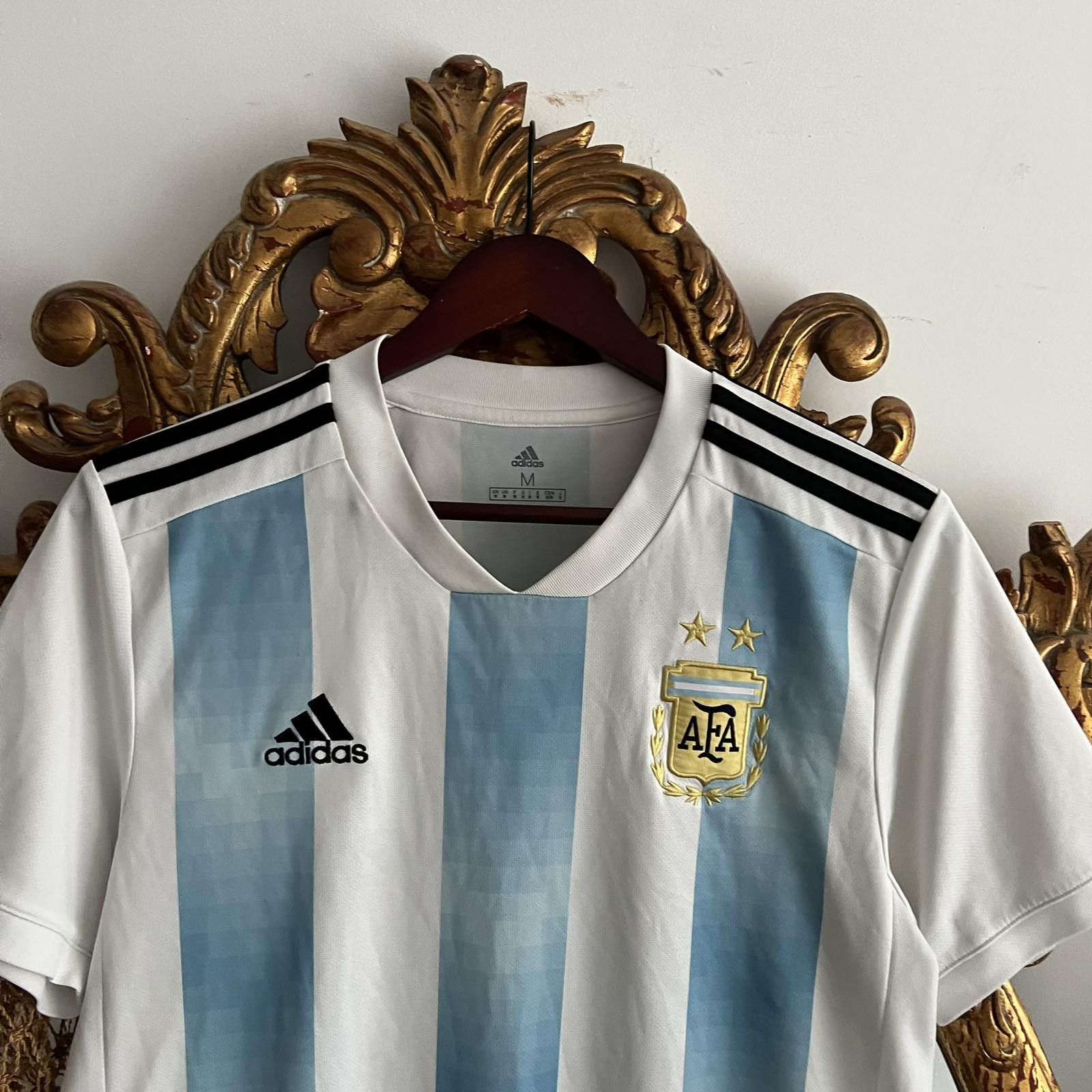 Adidas Adidas Argentina 2018 Home Soccer Jersey Football Shirt Sz S Size US M / EU 48-50 / 2 - 3 Thumbnail
