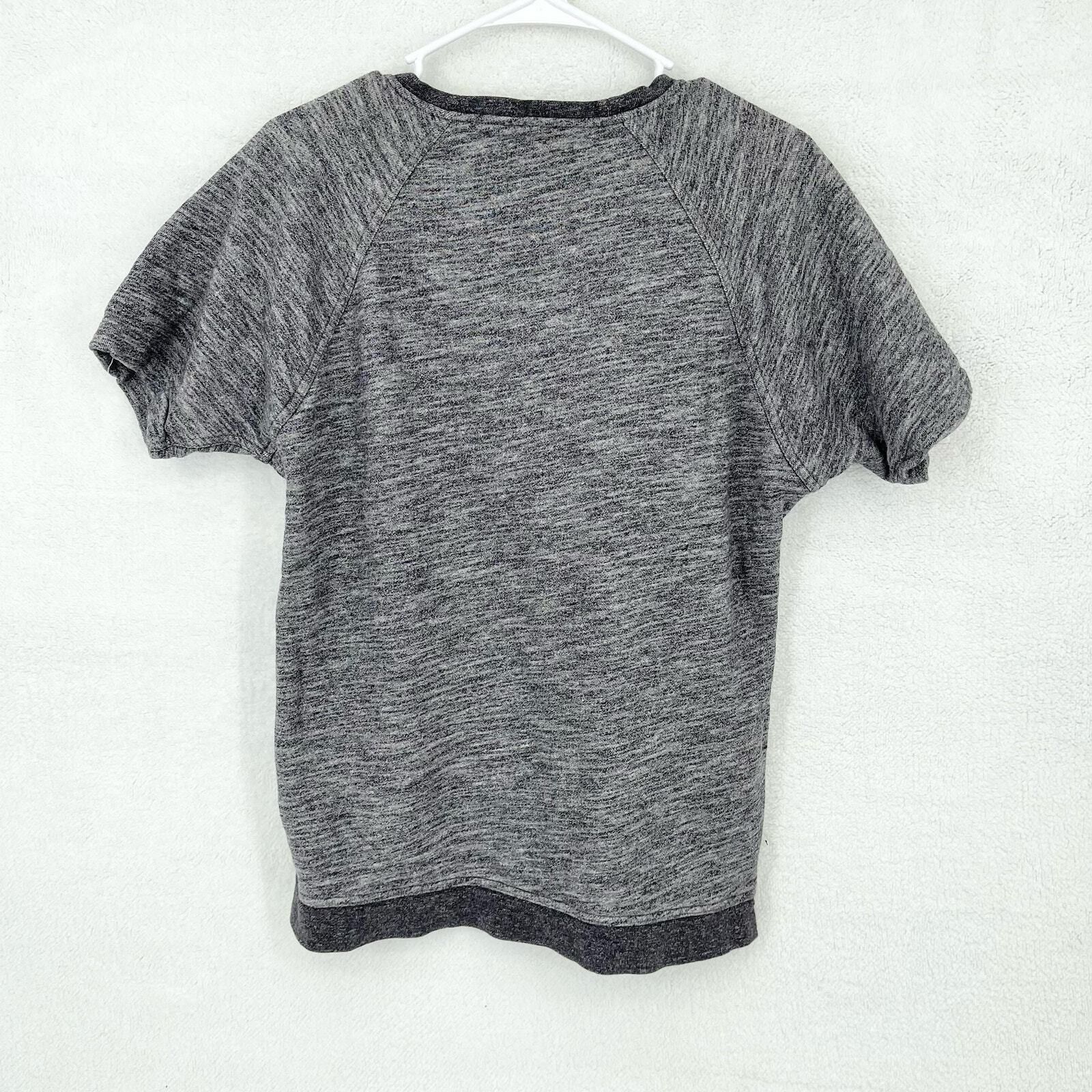 Everlane Everlane Raglan Gray Short Sleeve Swoop Neck Sweater Medium Size M / US 6-8 / IT 42-44 - 4 Thumbnail