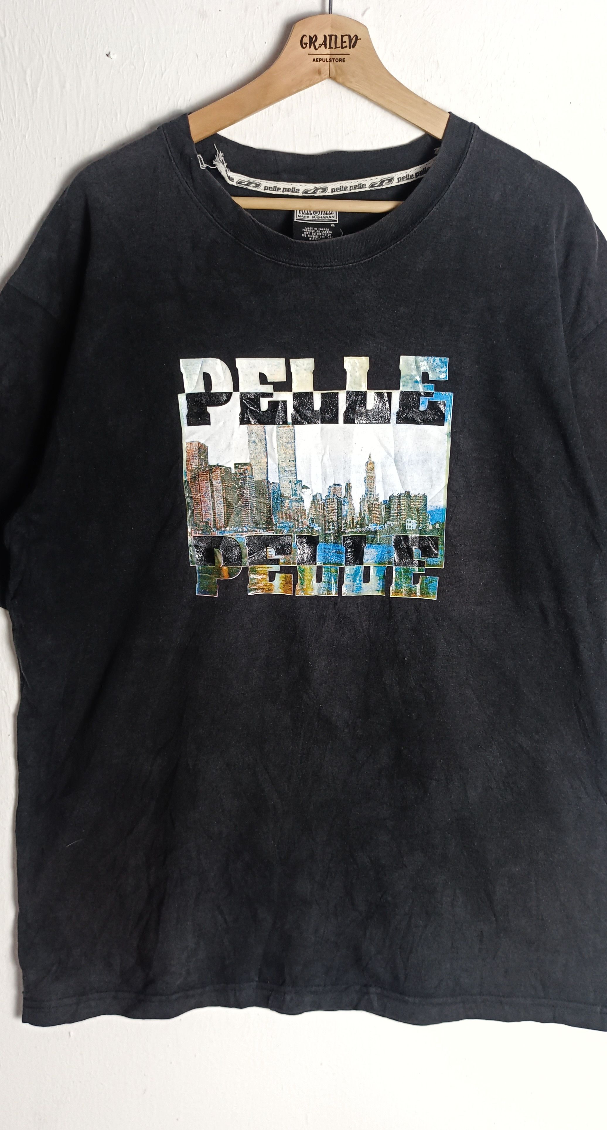 Pelle Pelle × Vintage Vintage💥Pelle Pelle Marc Buchanan New York Skyline Size US XL / EU 56 / 4 - 2 Thumbnail