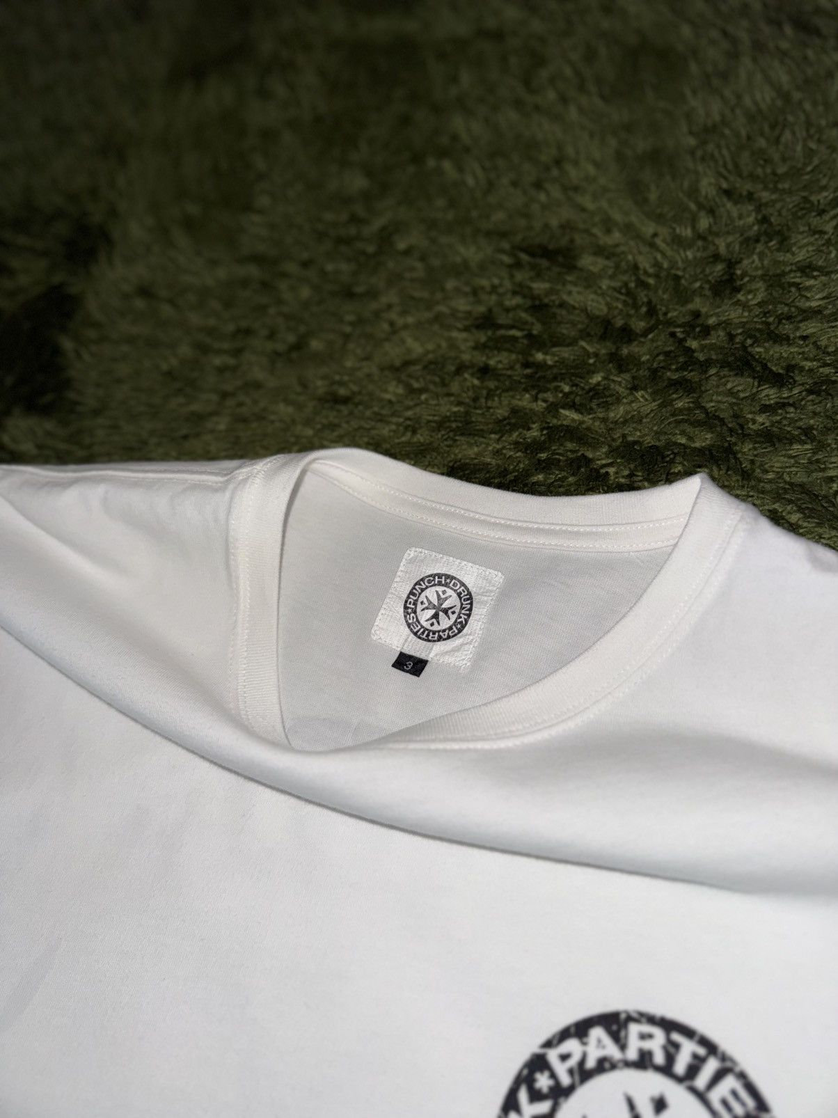 Japanese Brand [3] Punch Drunk Parties Single Stitch Logo T-Shirt White Size US XL / EU 56 / 4 - 3 Thumbnail