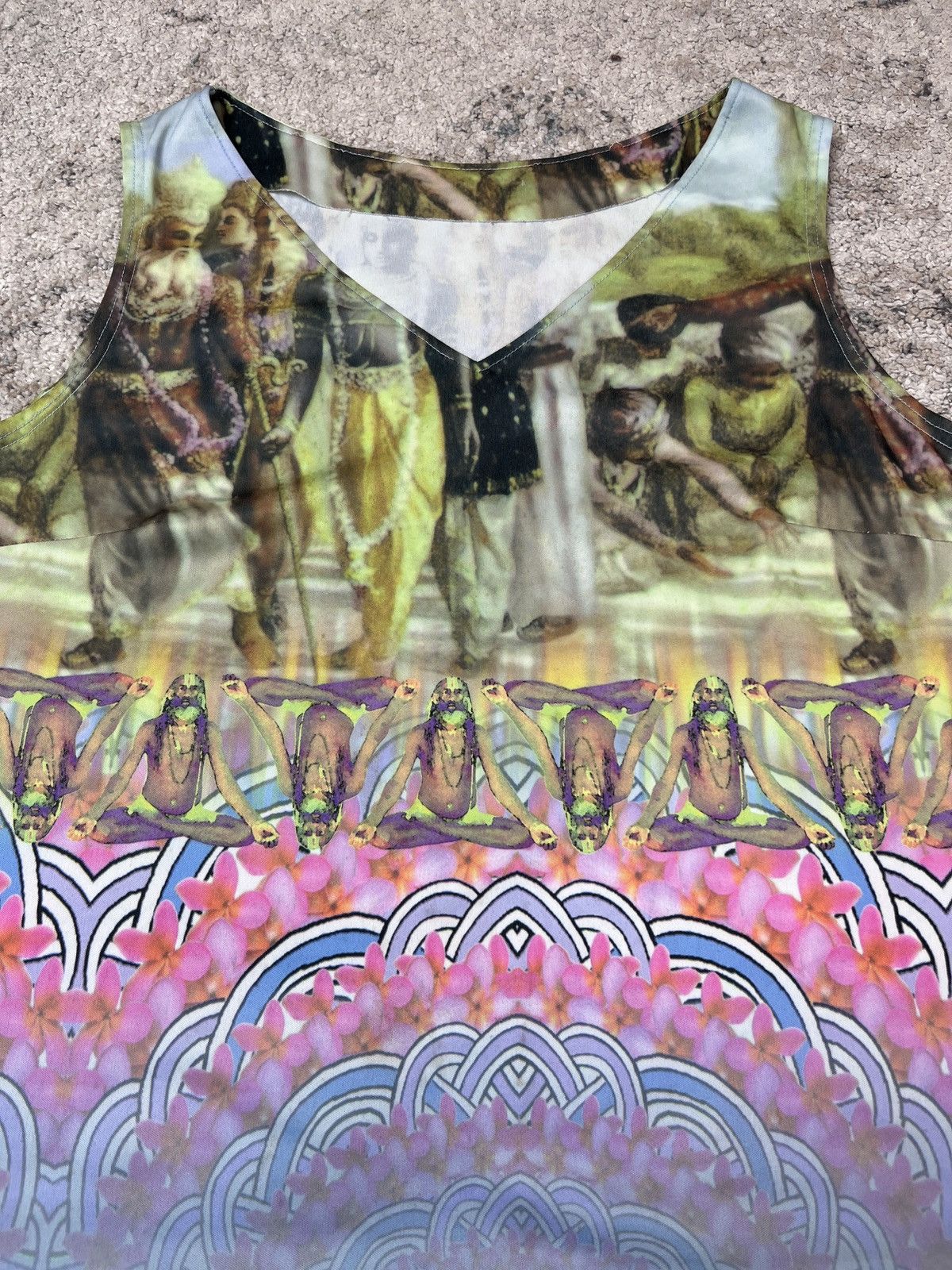 Vintage LSD TANK TOP - LOT № 756 Size M / US 6-8 / IT 42-44 - 3 Thumbnail
