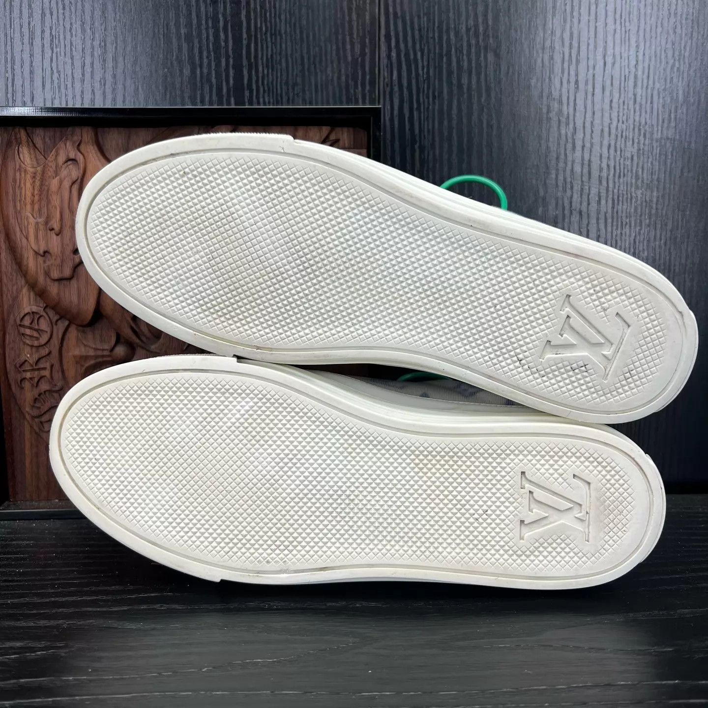 Louis Vuitton LV Stellar Blue & White Women's Shoes 37 Size US 6.5 / IT 36.5 - 8 Thumbnail