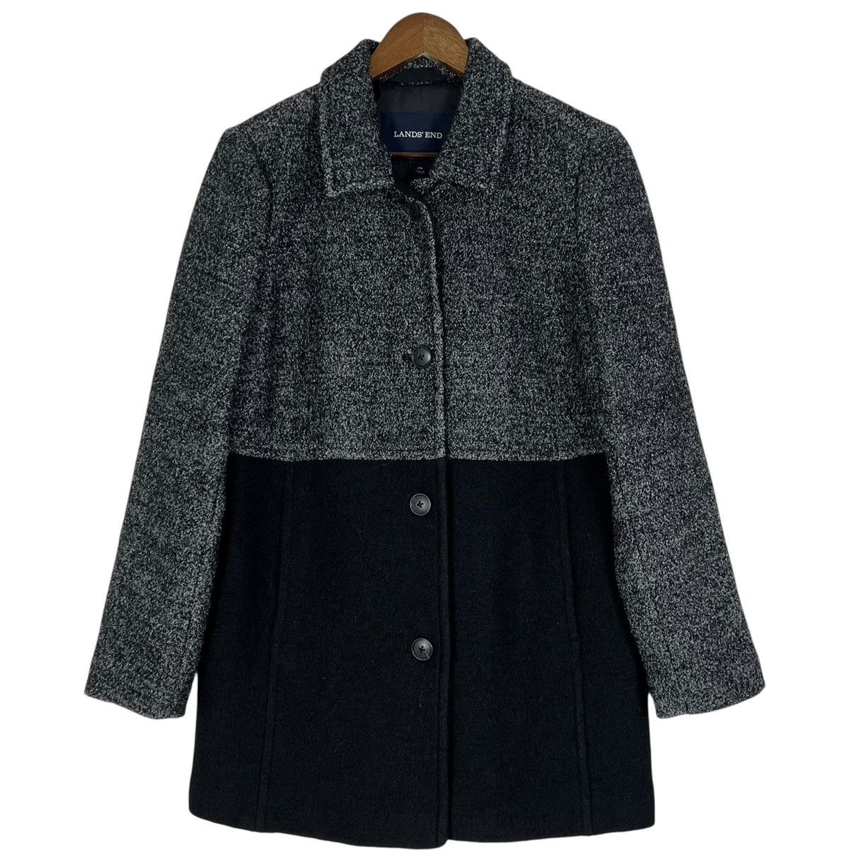 Japanese Brand × Lands' End × Vintage LANDS END WOOL JACKET Size S / US 4 / IT 40 - 1 Thumbnail