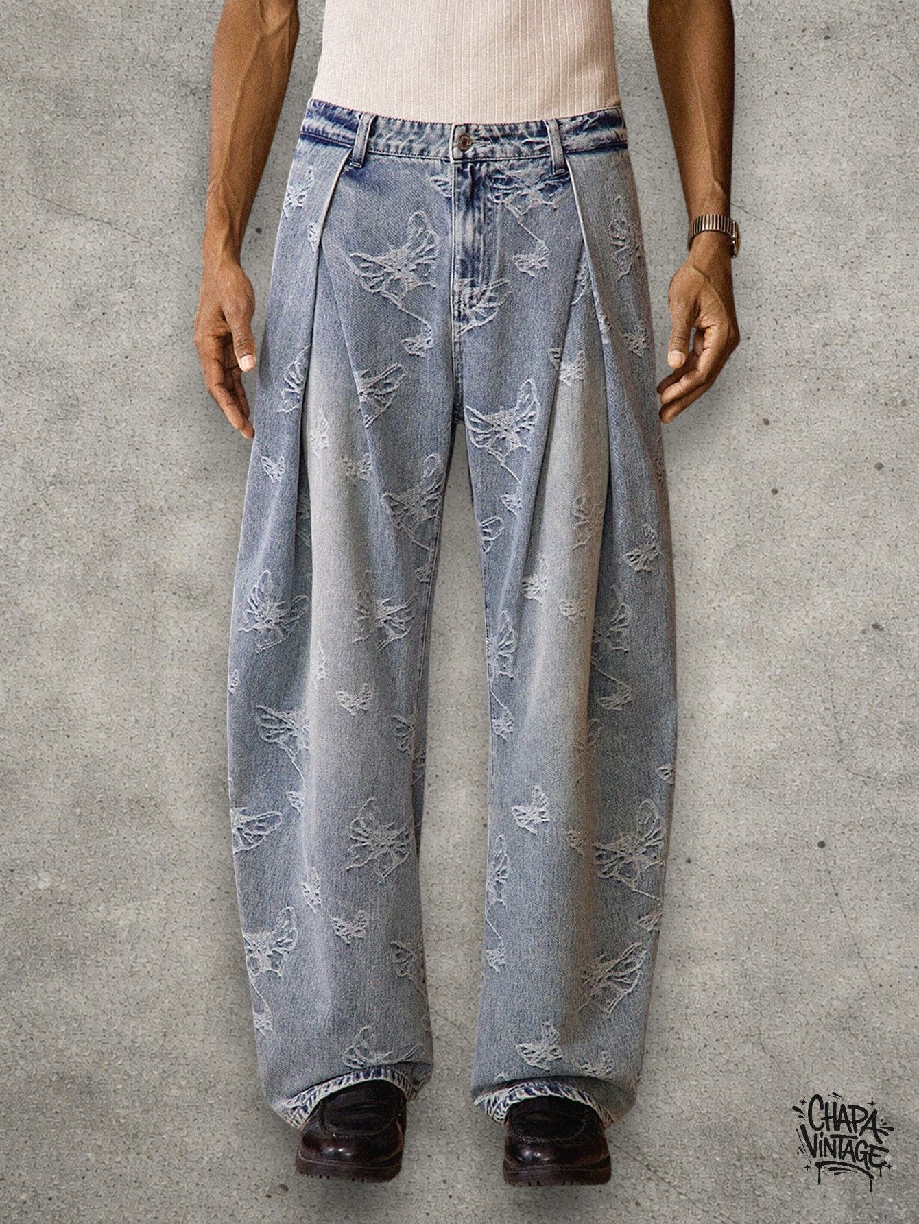 Vintage Washed vintage jeans Size US 32 / EU 48 - 1 Thumbnail