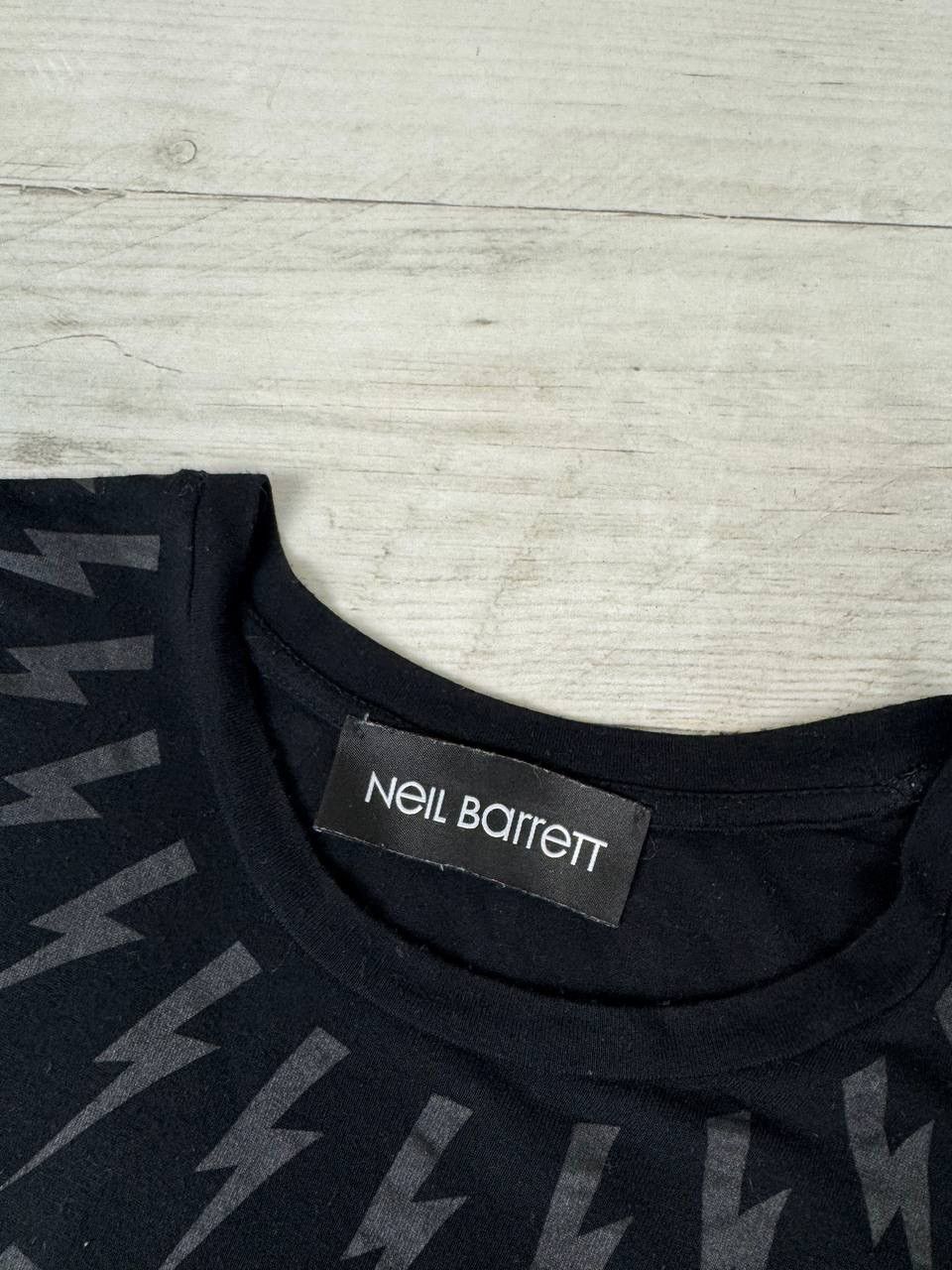 Neil Barrett Neil Barrett T Shirt Viscosa Lightning Size US M / EU 48-50 / 2 - 4 Thumbnail