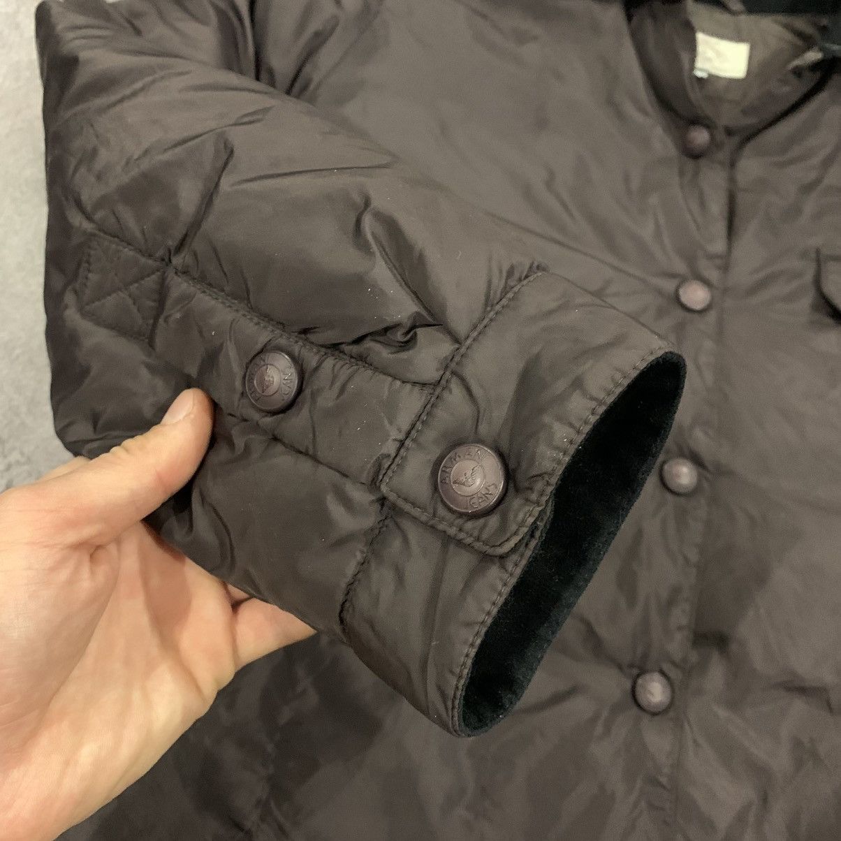 Armani Vintage Armani Jeans Puffer Jacket Size 38 EU 4 US Size XS / US 0-2 / IT 36-38 - 9 Thumbnail