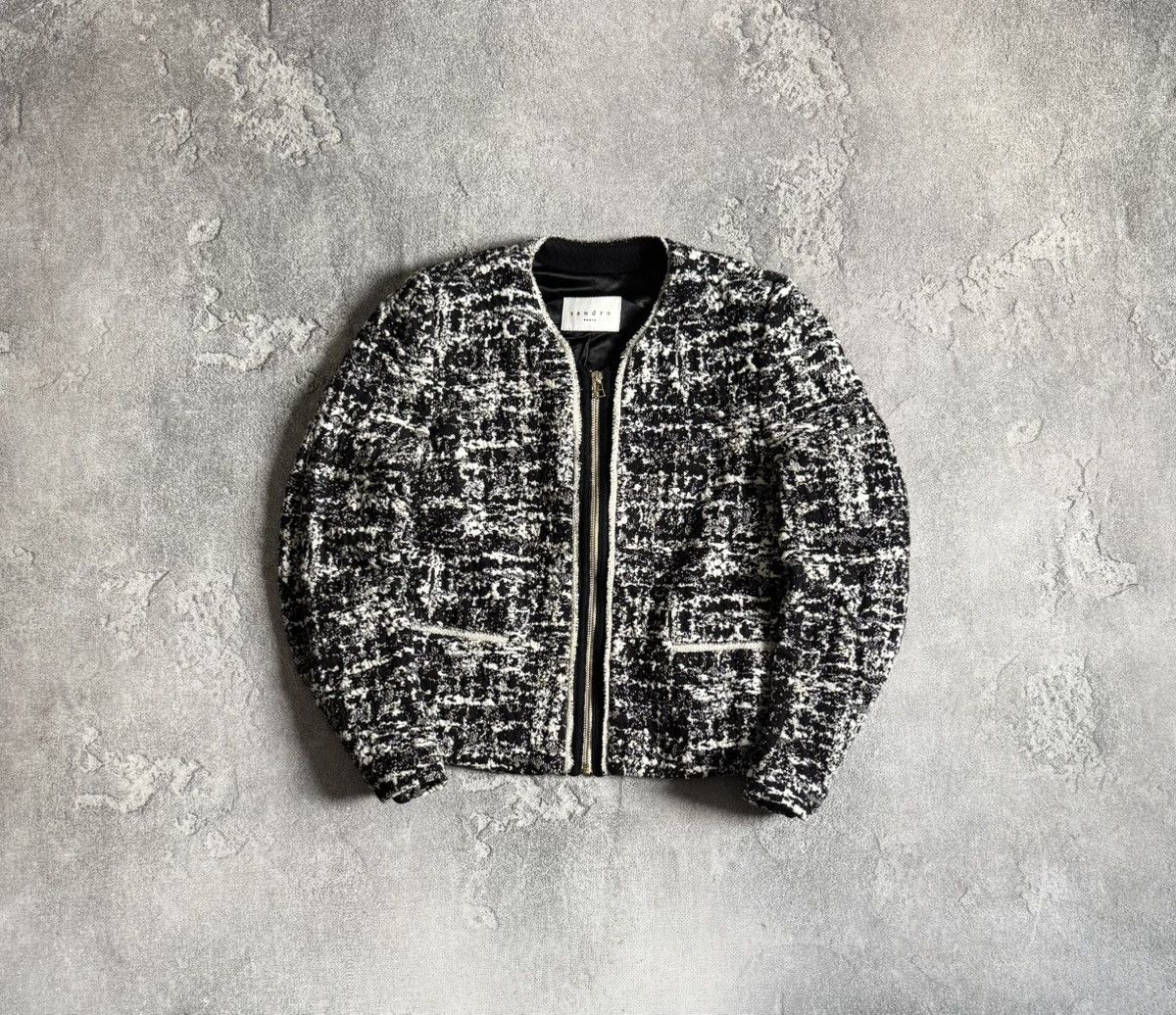 Sandro Sandro 36size casual zip blazer jacket 🧥 old money Size S / US 4 / IT 40 - 1 Thumbnail