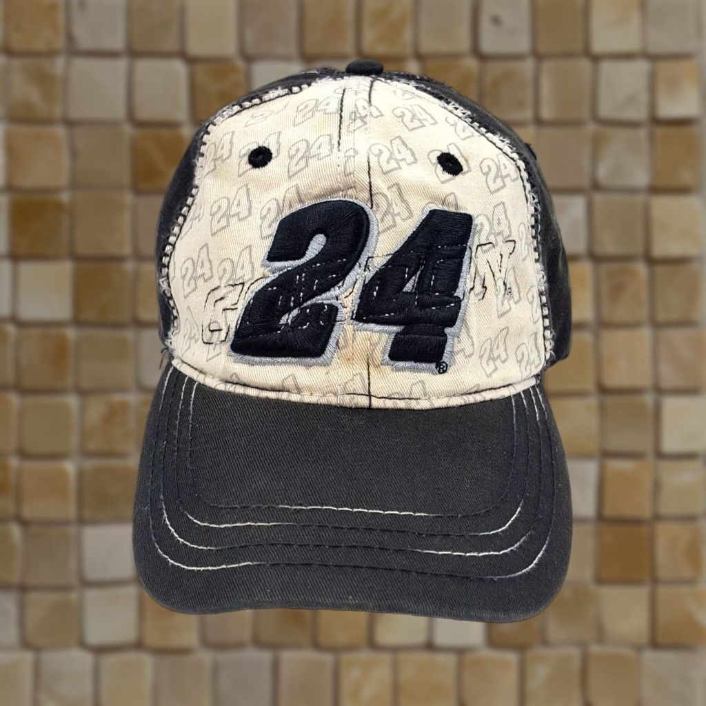 Chase Authentics VINTAGE Chase Authentics NASCAR Snapback Hat Adjustable Black 90s Y2K Retro Grunge Mens Size ONE SIZE - 1 Thumbnail