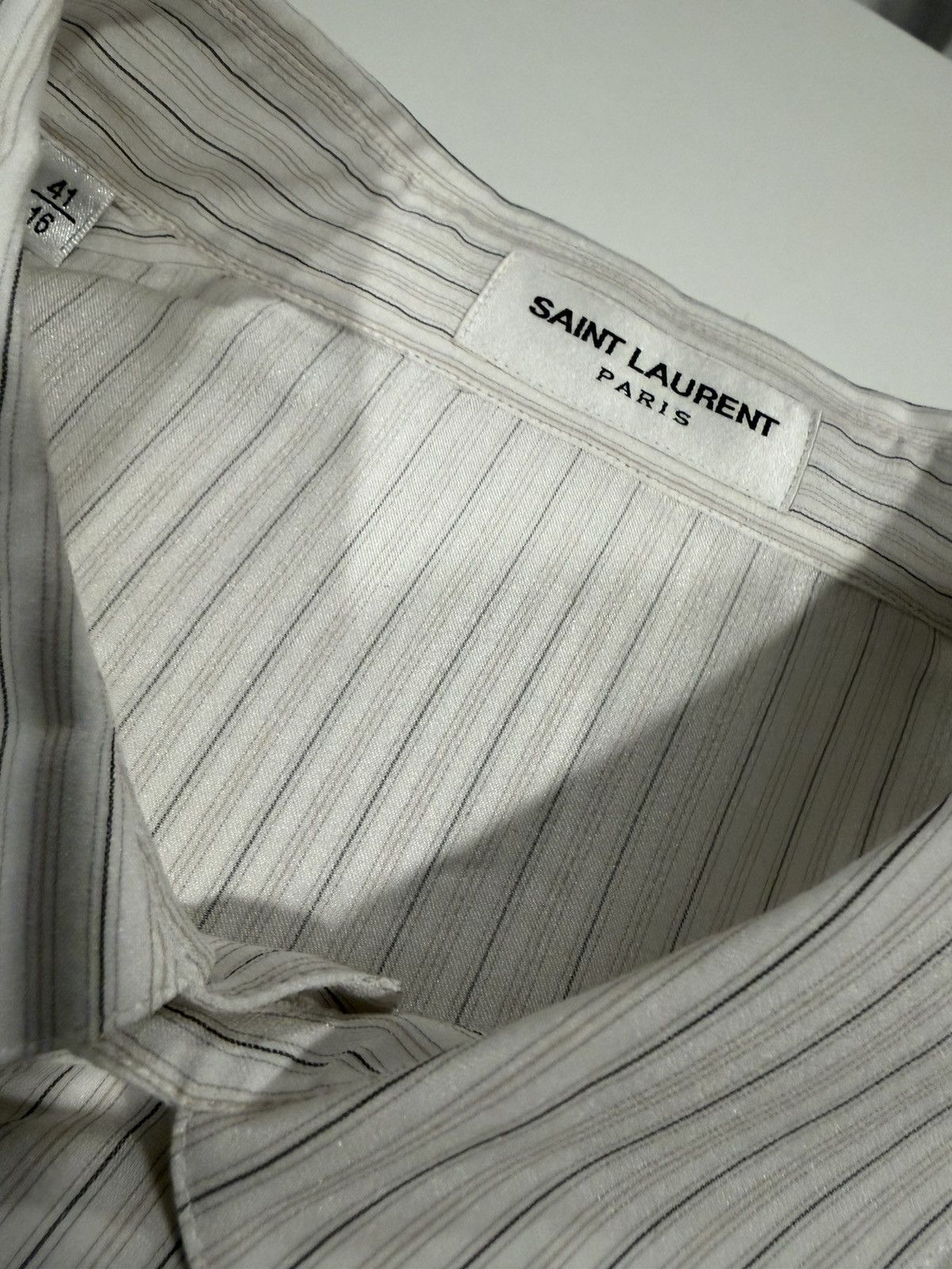 Saint Laurent Paris Saint laurent silk shirt. 41/16. $1700 Size US L / EU 52-54 / 3 - 3 Thumbnail