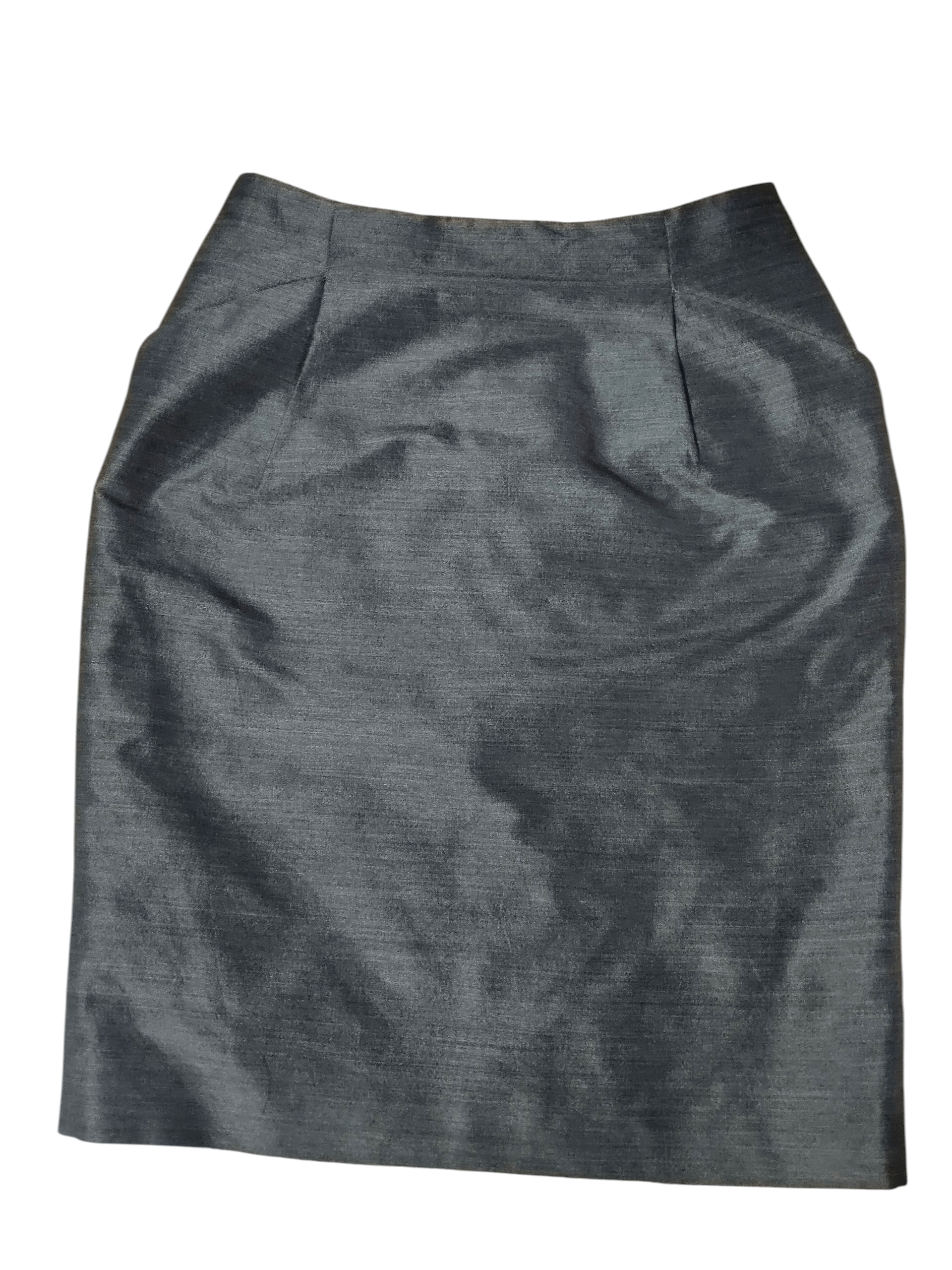 PRADA Charcoal Blue Mini Skirt
