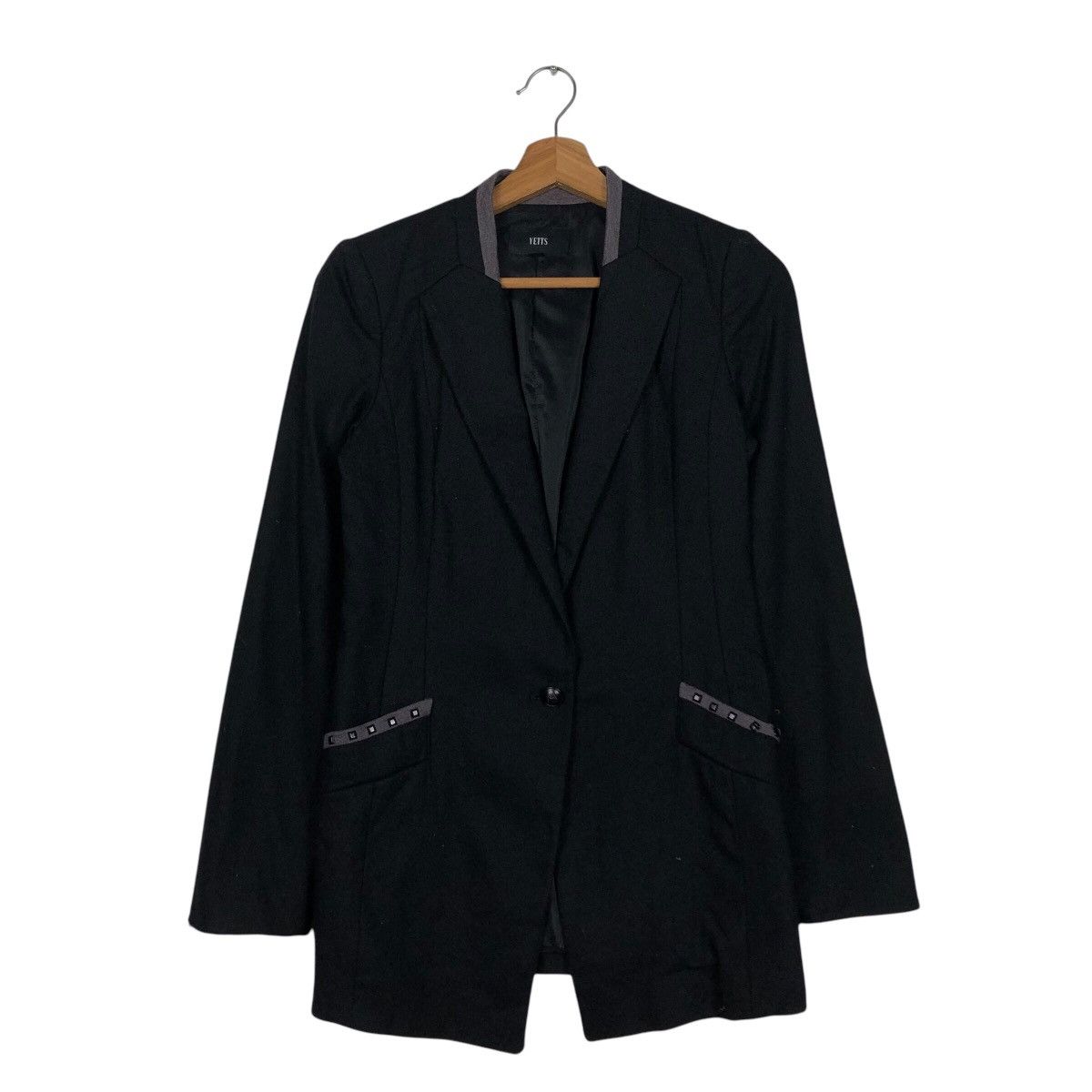 Japanese Brand 📌Vintage Chore Worker Iconic Black Yetts Issey Miyake Size US M / EU 48-50 / 2 - 2 Thumbnail