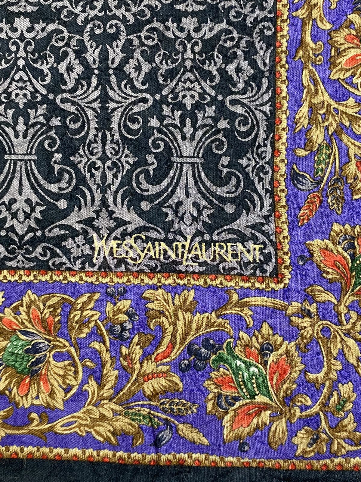 Yves Saint Laurent Yves Saint Laurent Handkerchief / Bandana / Neckerchief Size ONE SIZE - 3 Thumbnail
