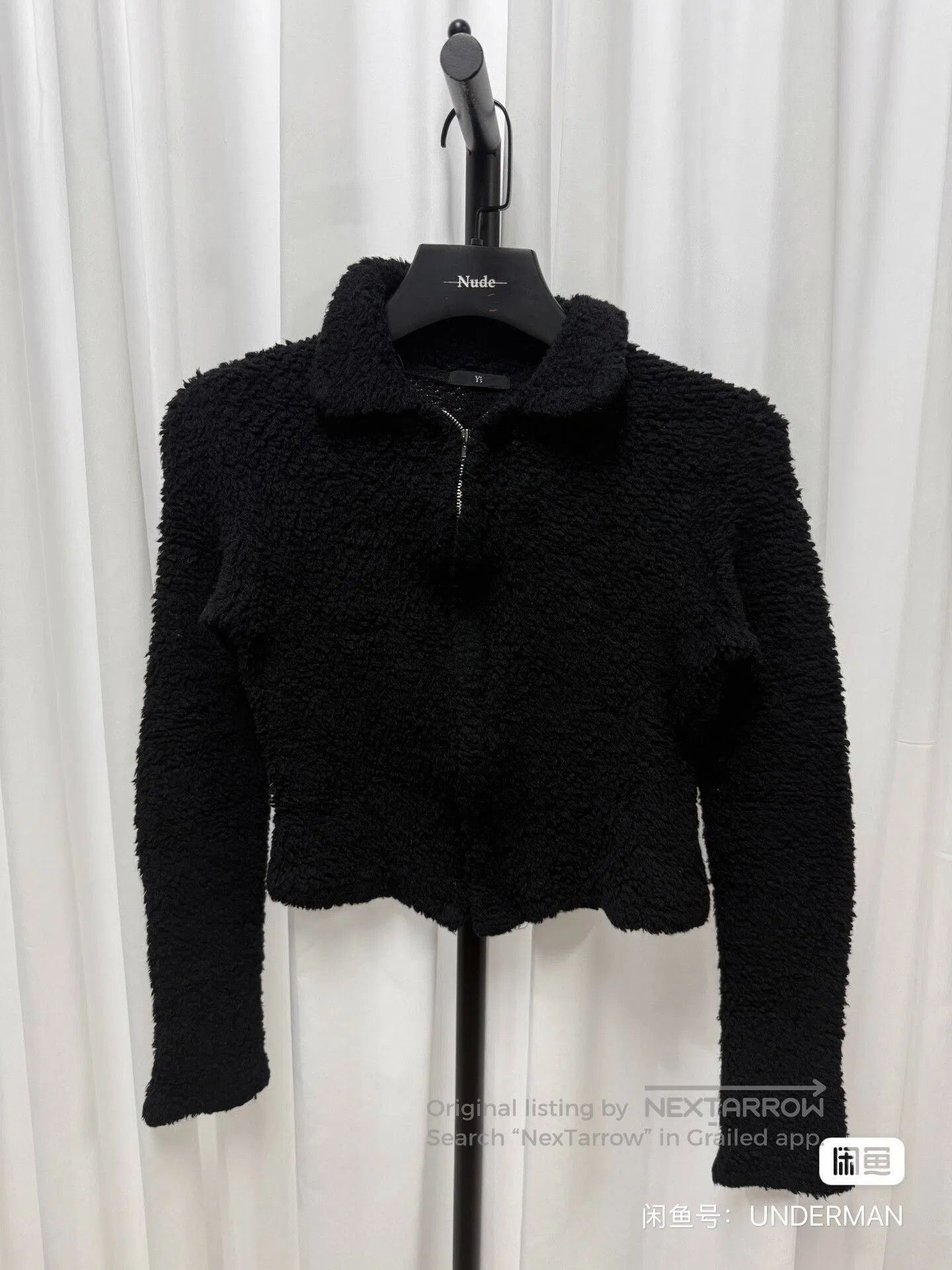 Yohji Yamamoto Yohji Yamamoto Y's Black Cropped Zip Jacket. Size US M / EU 48-50 / 2 - 1 Thumbnail
