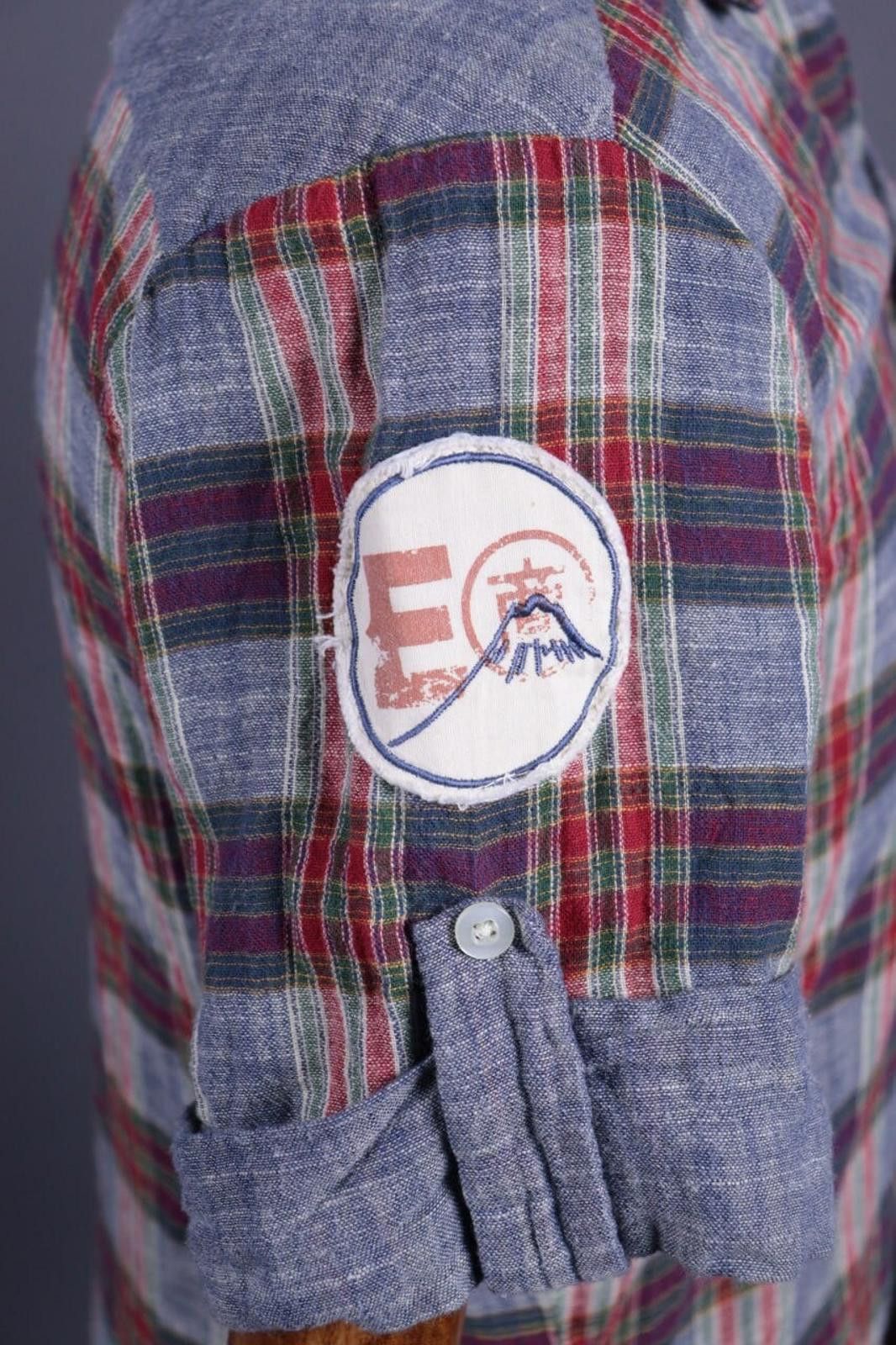 Edwin EDWIN Multicolor Check Button Down Flannel Shirt Size L Size US L / EU 52-54 / 3 - 8 Thumbnail