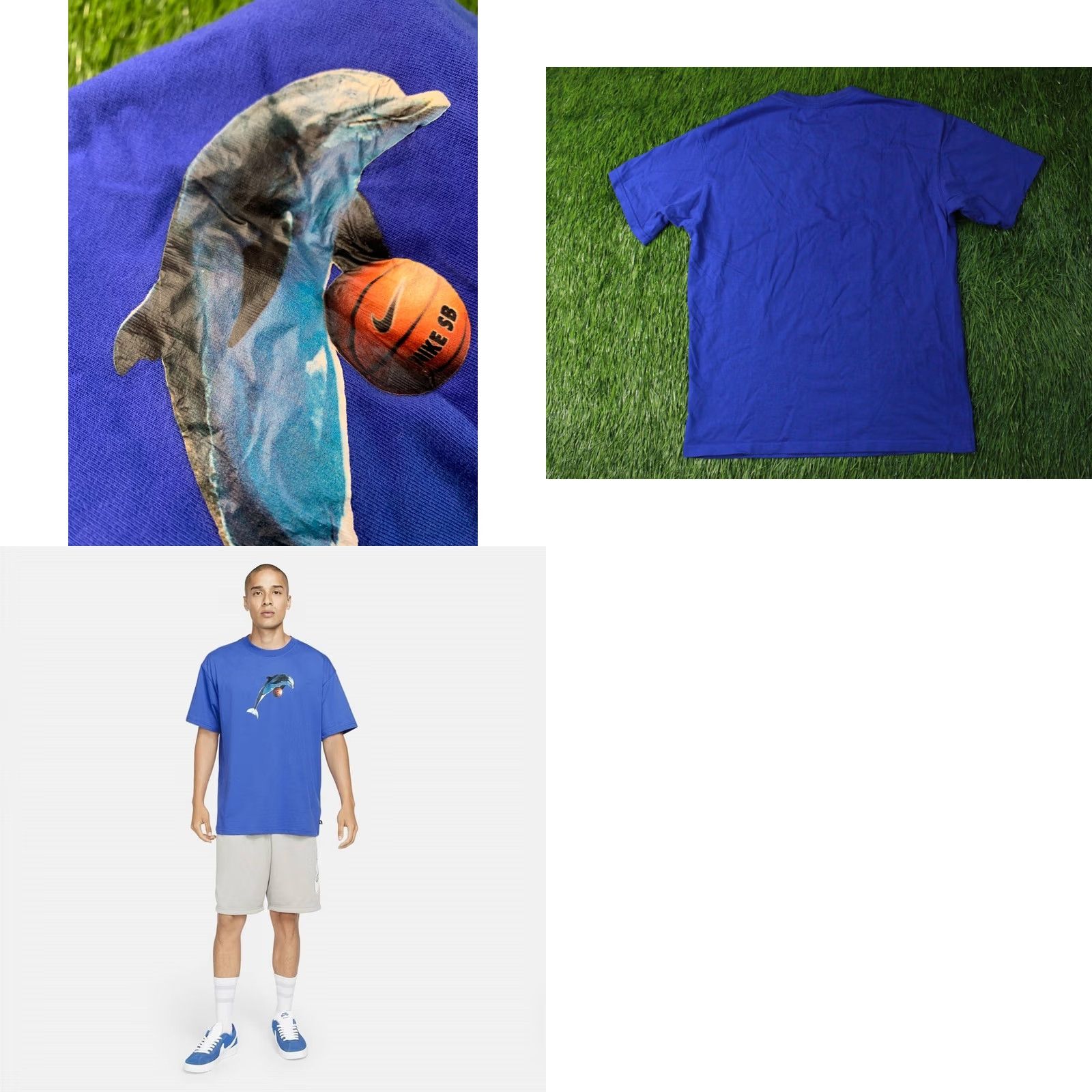 Nike Nike SB Bernard Dolphin Shirt T-Shirt Tee Jersey 2021 S Blue Men Size US S / EU 44-46 / 1 - 8 Thumbnail