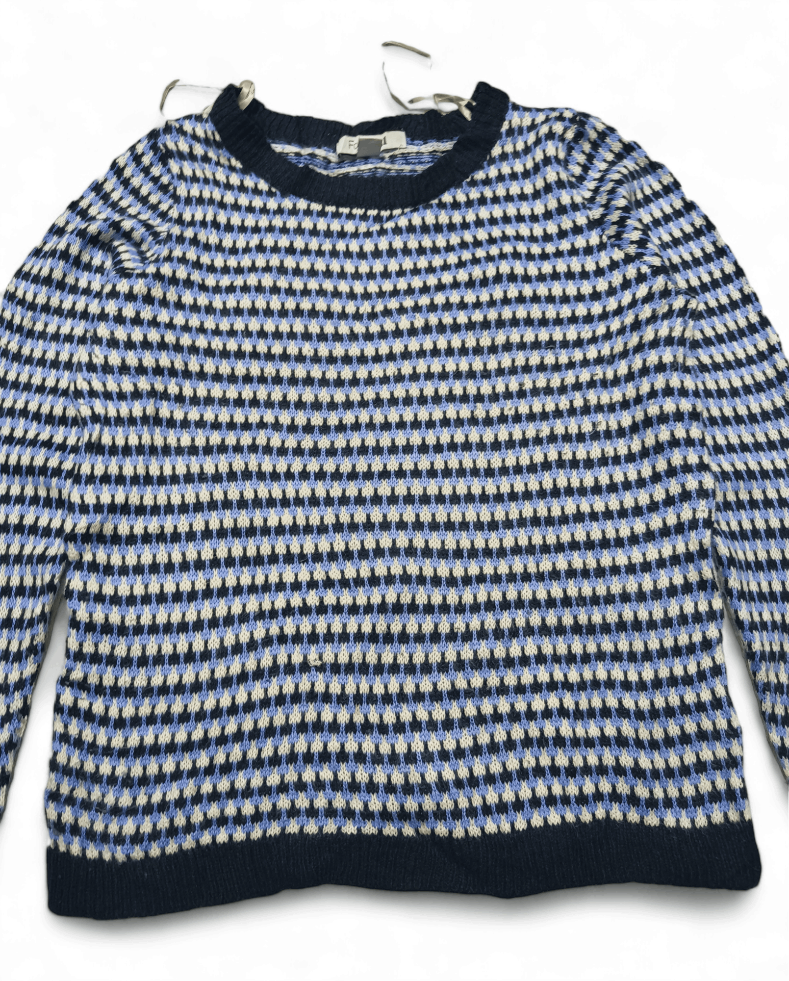 Forever 21 Vintage FOREVER 21 Women's Ethnic Motifs Knit Sweater Size L / US 10 / IT 46 - 3 Thumbnail