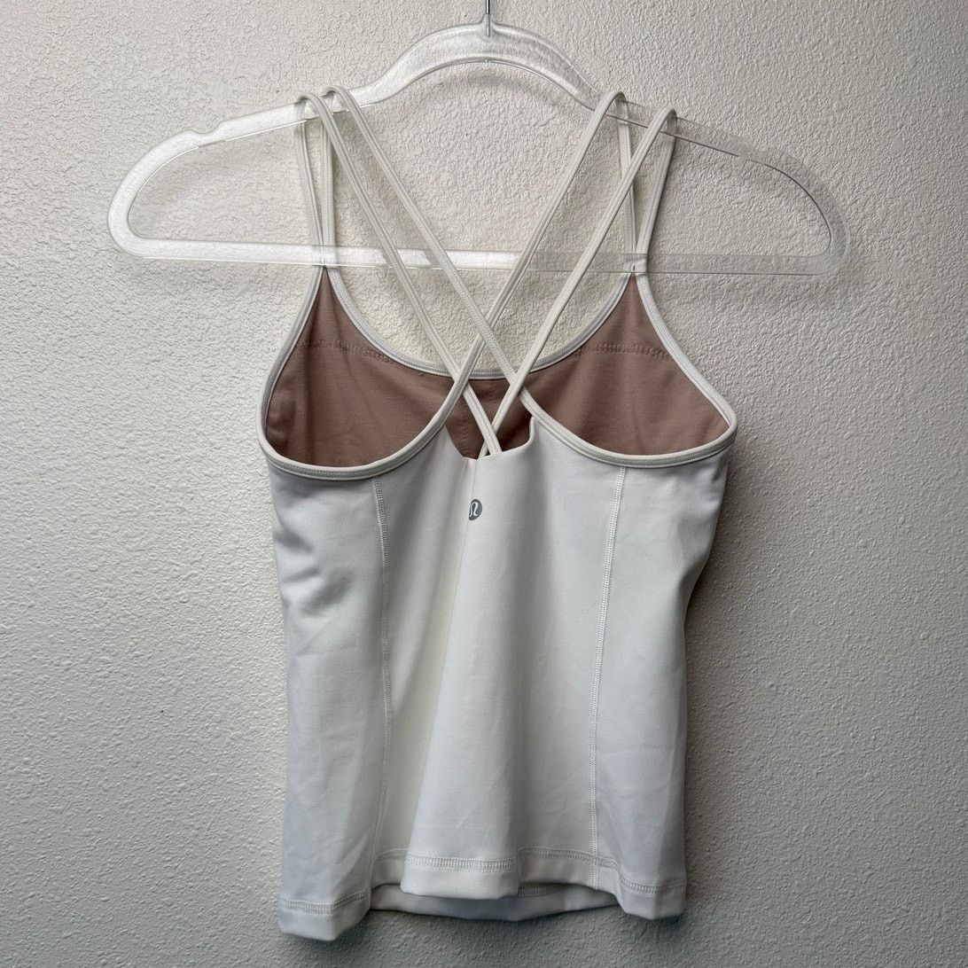 Lululemon Lululemon Free To Be Tank Nulu White Women 2 Size XS / US 0-2 / IT 36-38 - 3 Thumbnail