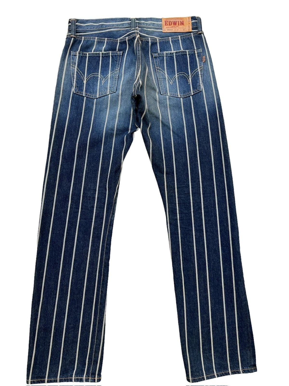 Edwin Rare🔥 Vintage Edwin 505ZXX Selvedge Denim Jeans 34x34 Size US 34 / EU 50 - 3 Thumbnail