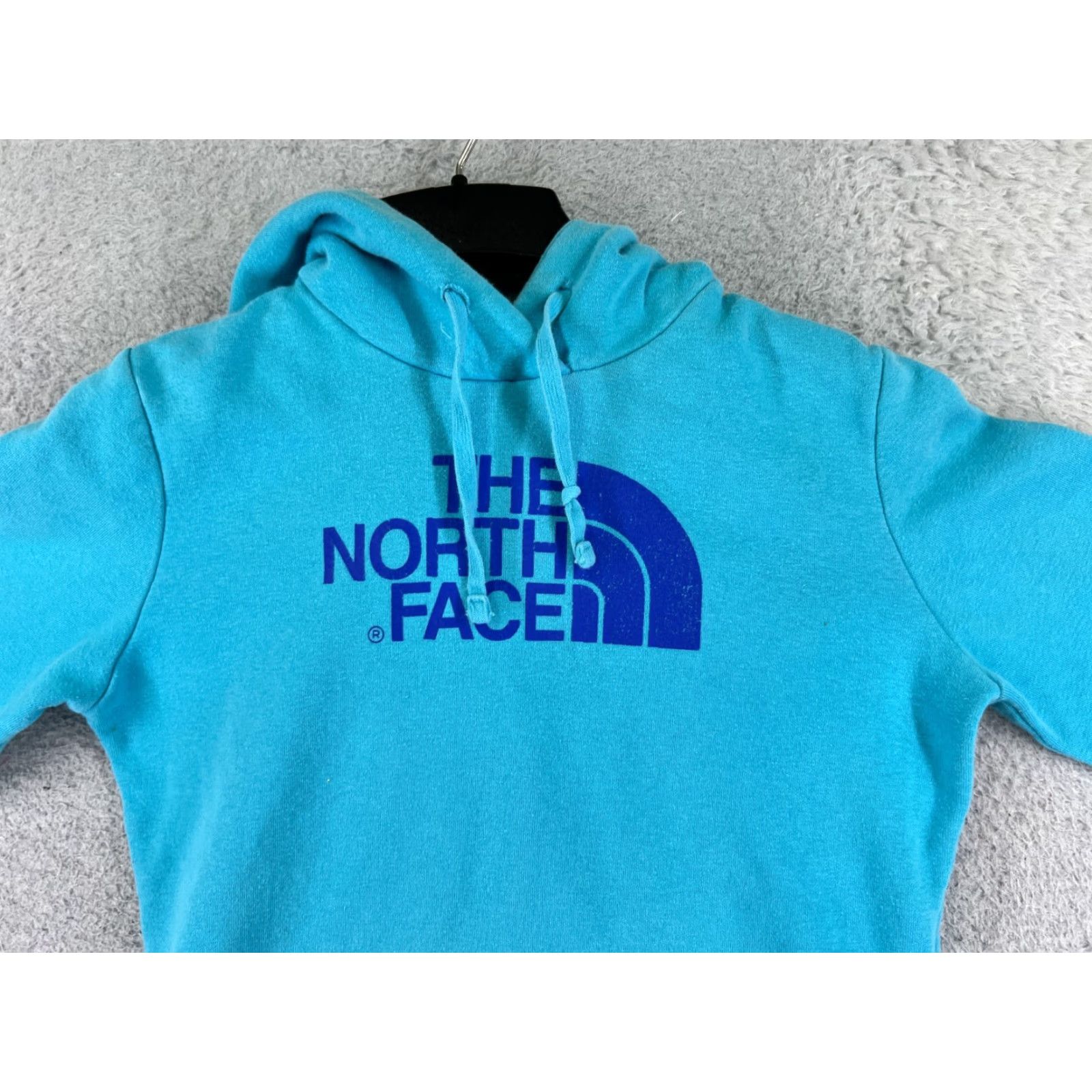 The North Face The North Face Hoodie Womens XS Blue Logo Cotton Blend READ Size XS / US 0-2 / IT 36-38 - 4 Thumbnail