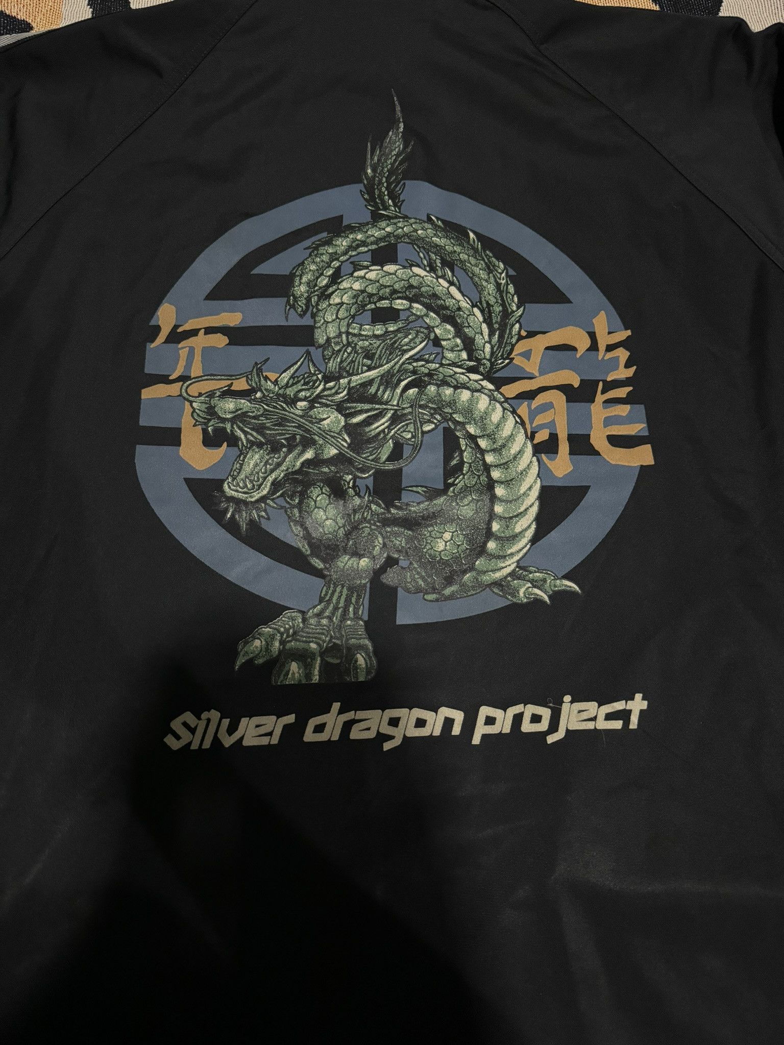 Menace × Stussy Vintage Silver Dragon Project Surf Skate Side Tape Jacket Size US M / EU 48-50 / 2 - 2 Thumbnail