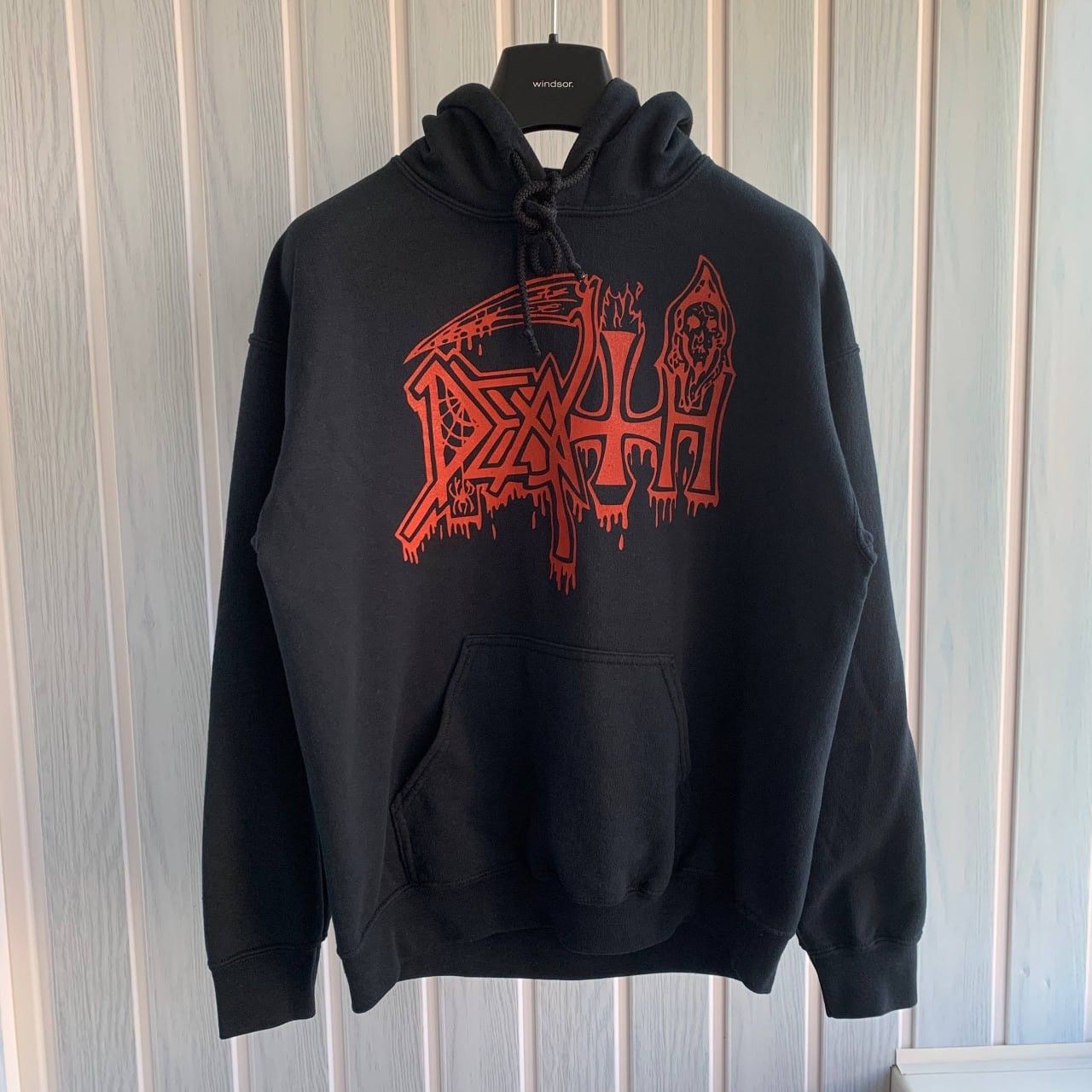 Other Vintage Death Band Cotton Black Gildan Heavy Blend Hoodie Size US M / EU 48-50 / 2 - 2 Thumbnail
