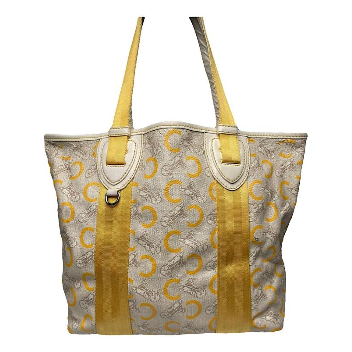 Celine SAC SEAU White Leather Handbag Size ONE SIZE - 1 Thumbnail