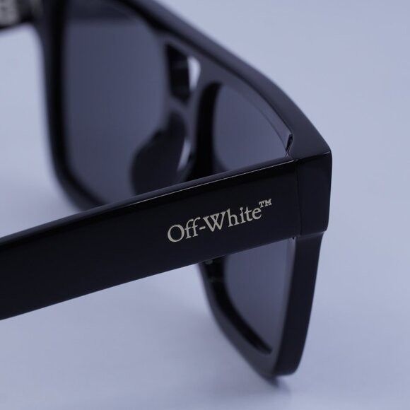Off-White Off-White OERI133 SPRINGFIELD 1307 Sunglasses Black Square Size ONE SIZE - 6 Thumbnail