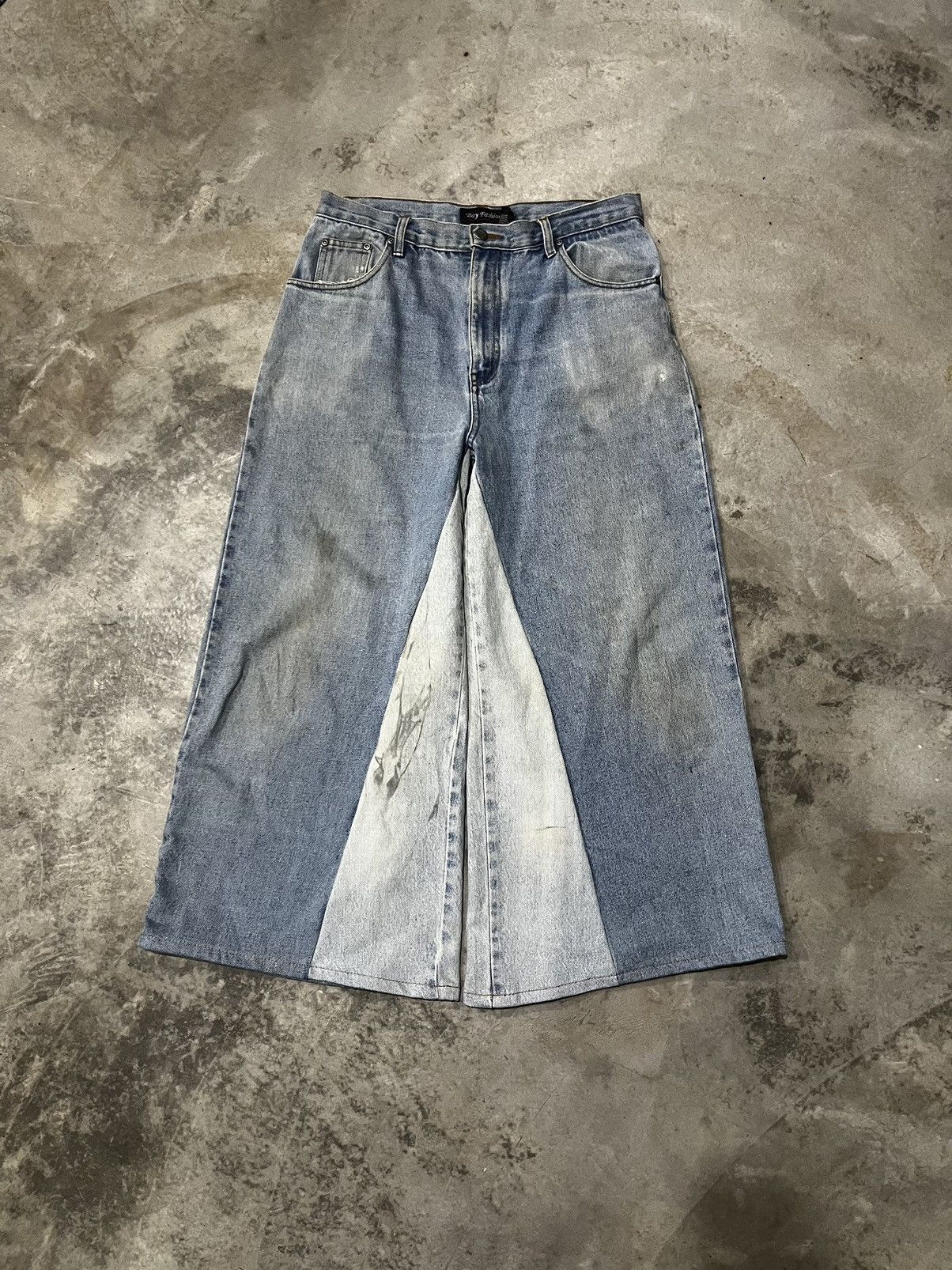 Jnco × Southpole REWORK BAGGY WIDE LEG LIKE JNCO | Grailed