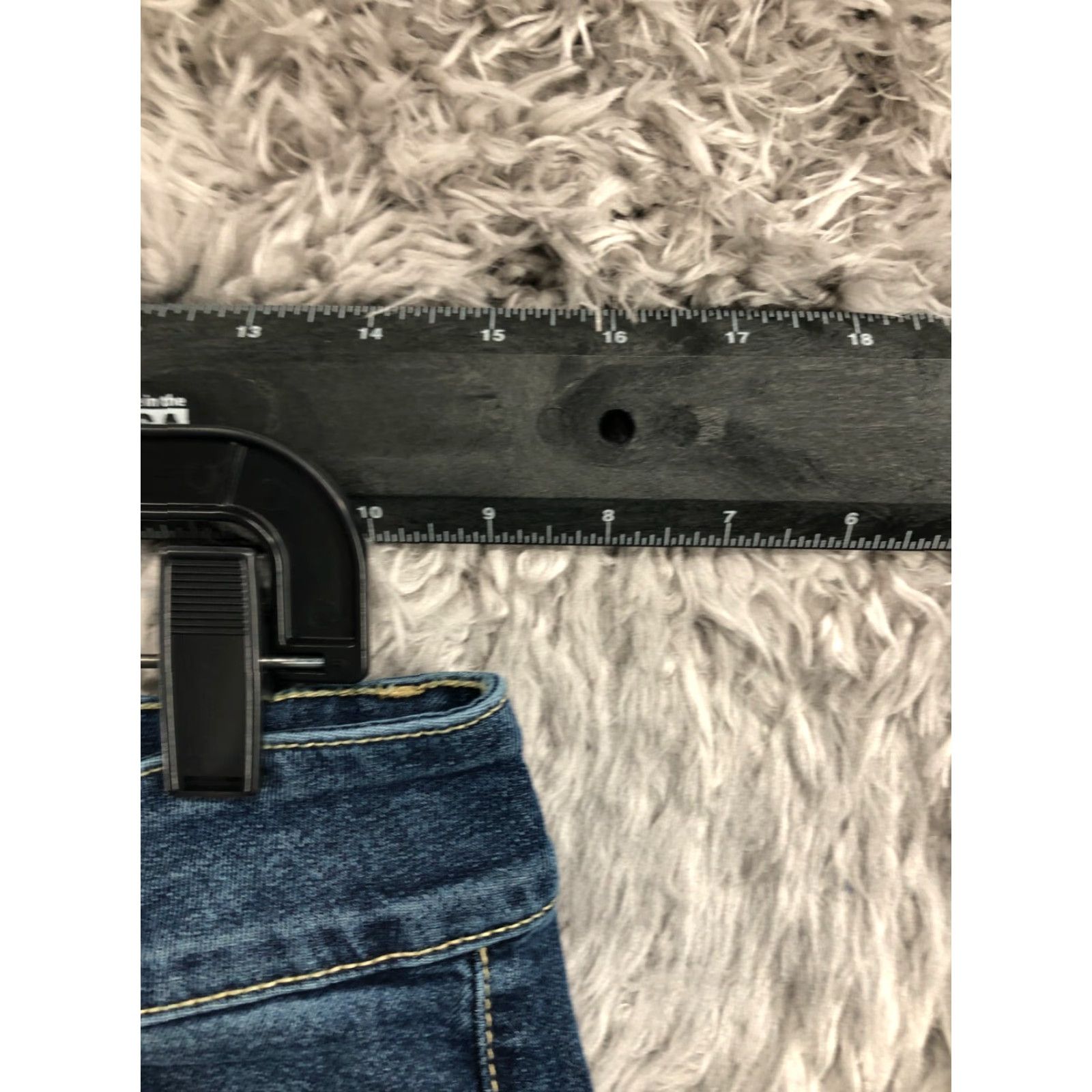 Vintage Falls Creek Jeans Womens Cropped Regular Blue Medium Wash 26 Inseam 5-Pocket Denim Cotton Belt Loops Zip Button Logo Vintage No Size 34" / US 12 / IT 48 - 2 Thumbnail