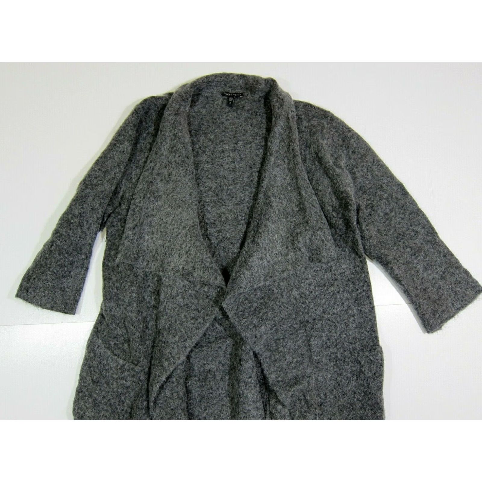 Eileen Fisher Eileen Fisher Cardigan Sweater Medium Grey Italian Mohair Oversized Cozy Women Size M / US 6-8 / IT 42-44 - 6 Thumbnail