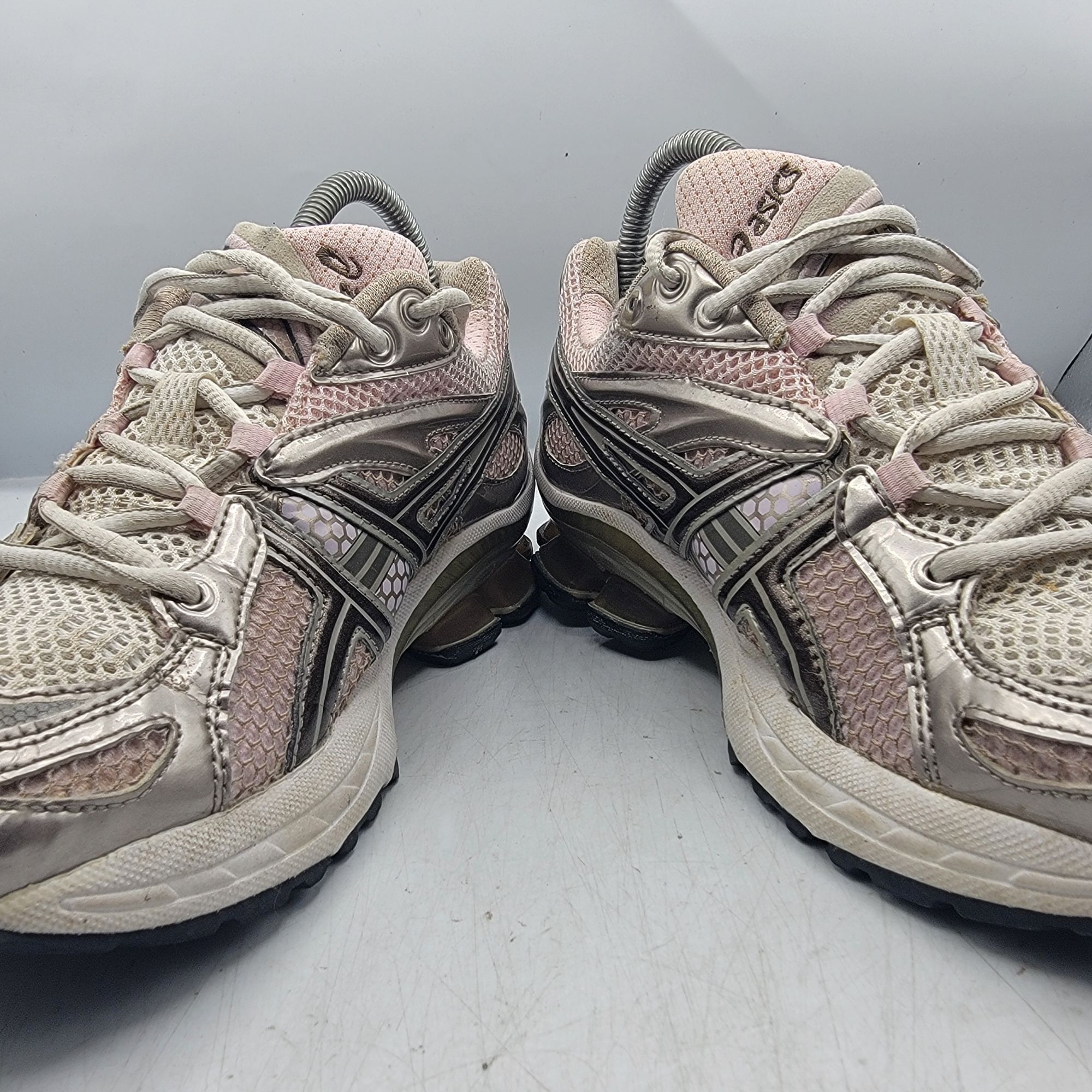 Asics Asics Gel Quantum Kinetic Womens 7.5 Silver Pink Sneaker Sho Size US 7.5 / IT 37.5 - 3 Thumbnail