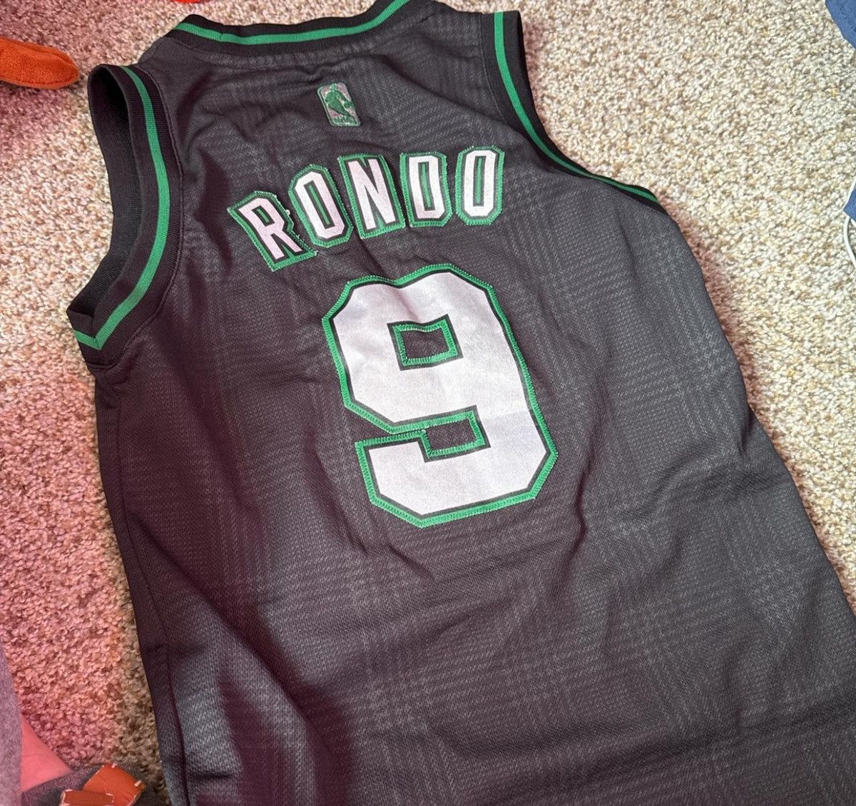 Adidas × Vintage Adidas NBA Plaid Boston Celtics Jersey - Rondo Size Small Size US S / EU 44-46 / 1 - 2 Thumbnail