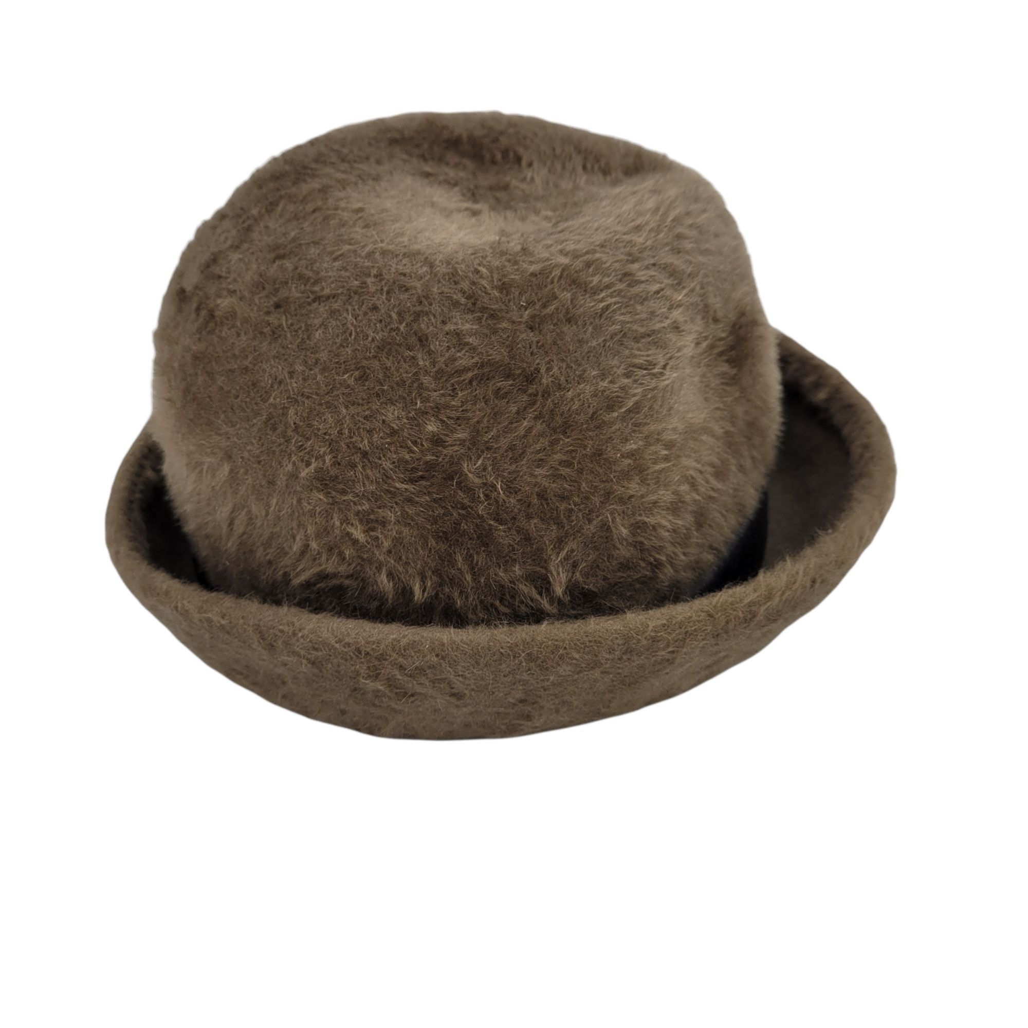 Vintage 60's Mr. John Sophisticate Mystere Brown Fuzzy Cloche Hat Fa Size ONE SIZE - 10 Thumbnail