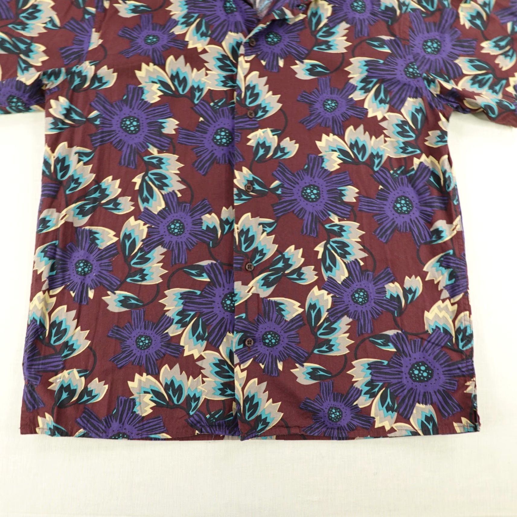 Katin VINTAGE Katin Button-Up Shirt Mens Medium Red Floral Hawaiian Aloha Beach Outdoor Size US M / EU 48-50 / 2 - 3 Thumbnail