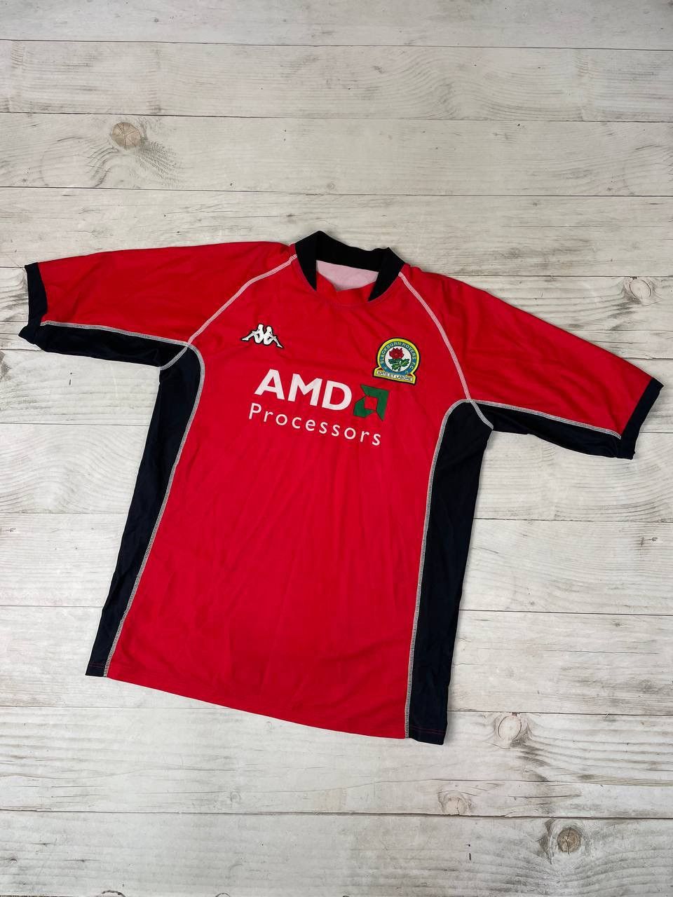 Kappa Vintage Kappa BLACKBURN 2002 2003 Cole #9 Away Shirt Jersey Size US XL / EU 56 / 4 - 2 Thumbnail