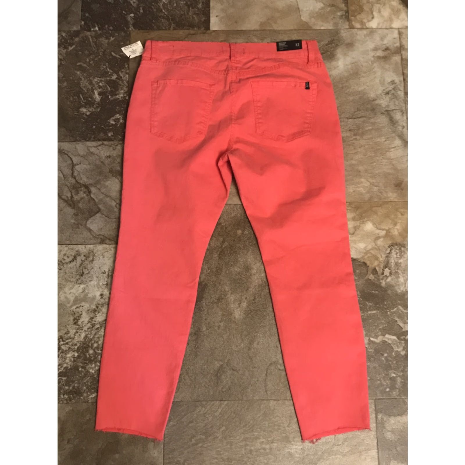 Buffalo David Bitton Buffalo by David Bitton Jeans Skinny Women 32 Regular Pink Coral Cayenne Stretch Comfort Size 24" / US 00 / IT 34 - 4 Thumbnail