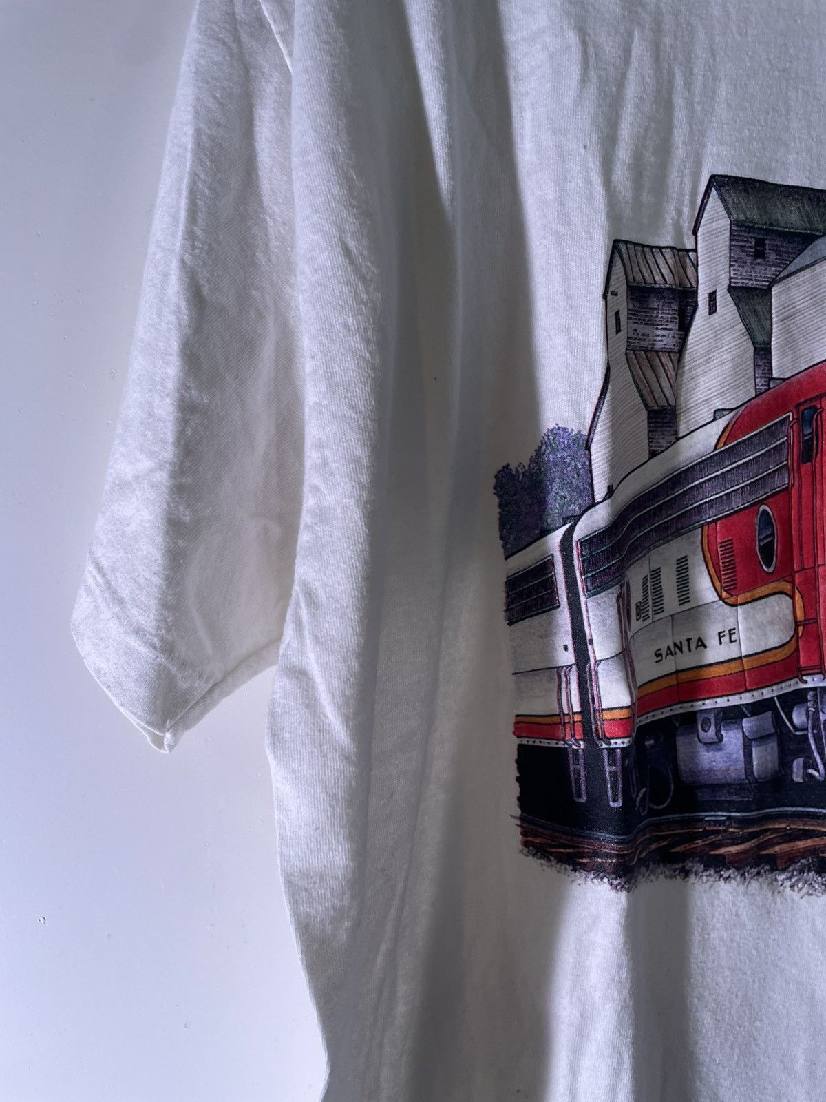 Vintage 90’s VTG Vintage Santa Fe Train Retro Travel Graphic Shirt Size US XL / EU 56 / 4 - 4 Thumbnail