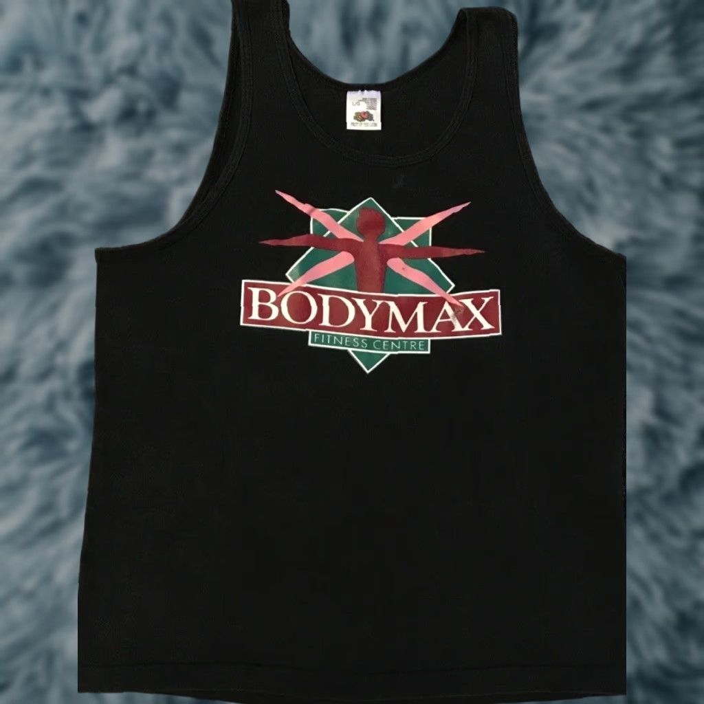 Vintage VINTAGE Bodymax Gym 90s Tank Top T-Shirt Men S Black 80s 90s Grunge Gym Weight Lifting Track & Field Sports USA Monkey Gorilla Funny Humor Size US S / EU 44-46 / 1 - 1 Thumbnail