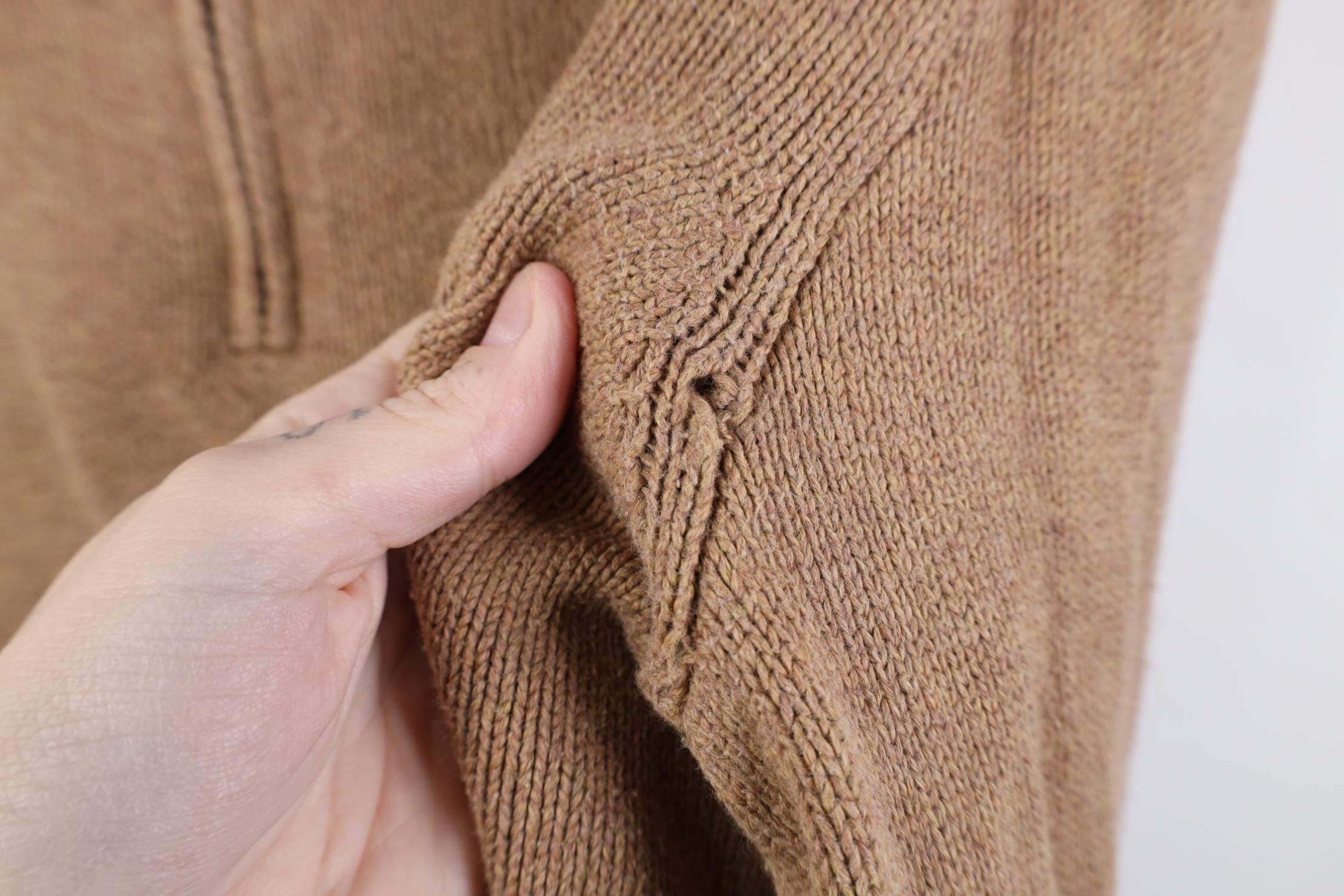 Polo Ralph Lauren Vintage Ralph Lauren Cotton Ribbed Knit 1/4 Zip Sweater Size US L / EU 52-54 / 3 - 7 Thumbnail