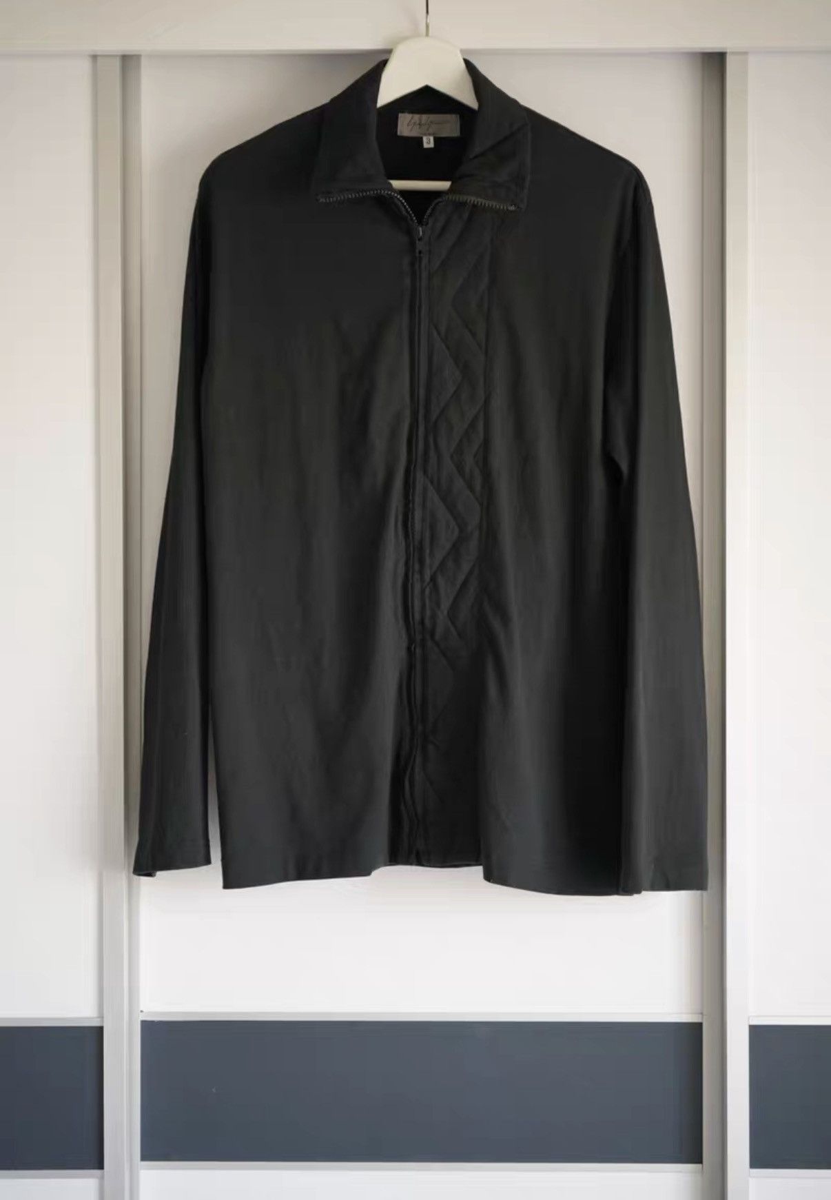 Yohji Yamamoto Yohji Yamamoto 07aw Twill Zip Shirt Jacket K4 Size US L / EU 52-54 / 3 - 1 Thumbnail