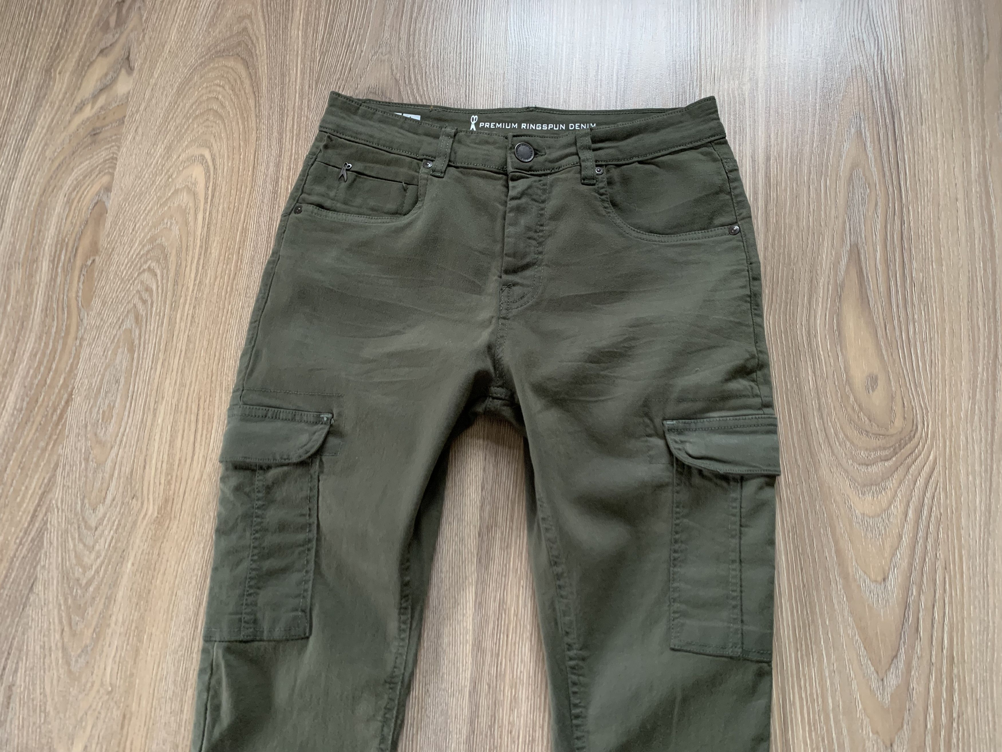 Ringspun Ringspun Slim Stretch Pocket Khaki Jeans Size US 32 / EU 48 - 3 Thumbnail
