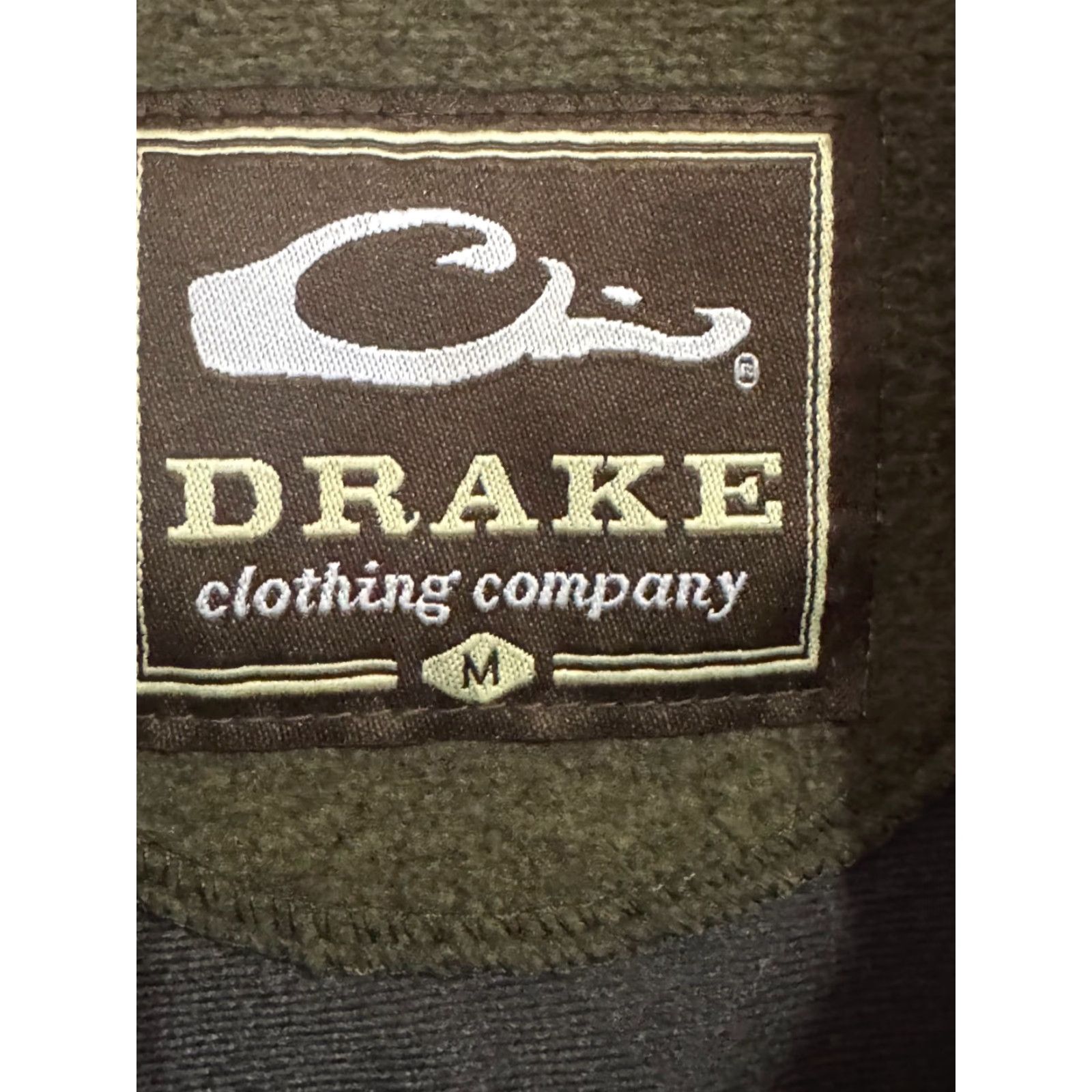 Vintage Drake Vest Men’s M Outer Polyester Fleece Full Zip Stand-Up Collar Brown Logo Outdoor Hunting Size US M / EU 48-50 / 2 - 5 Thumbnail