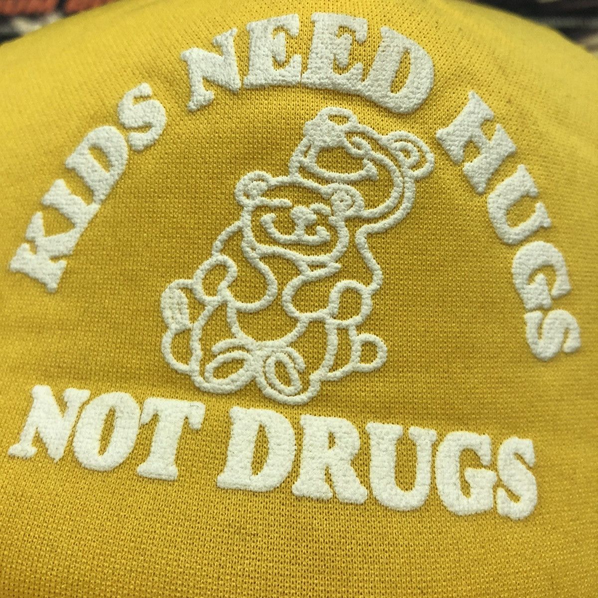 Vintage Vintage 90s “Kids Need Hugs Not Drugs” Trucker Hat Size ONE SIZE - 2 Thumbnail