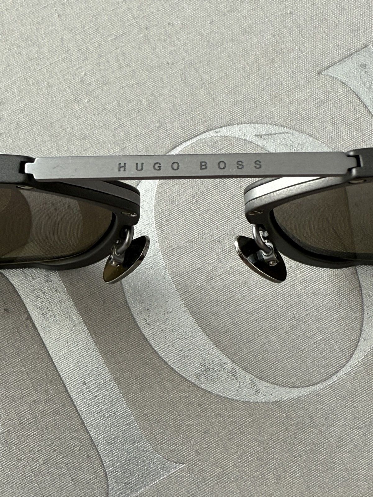 Hugo Boss New Hugo Boss Ltd. Ed. “THE COLLECTION” Titanium Sunglasses Size ONE SIZE - 12 Thumbnail