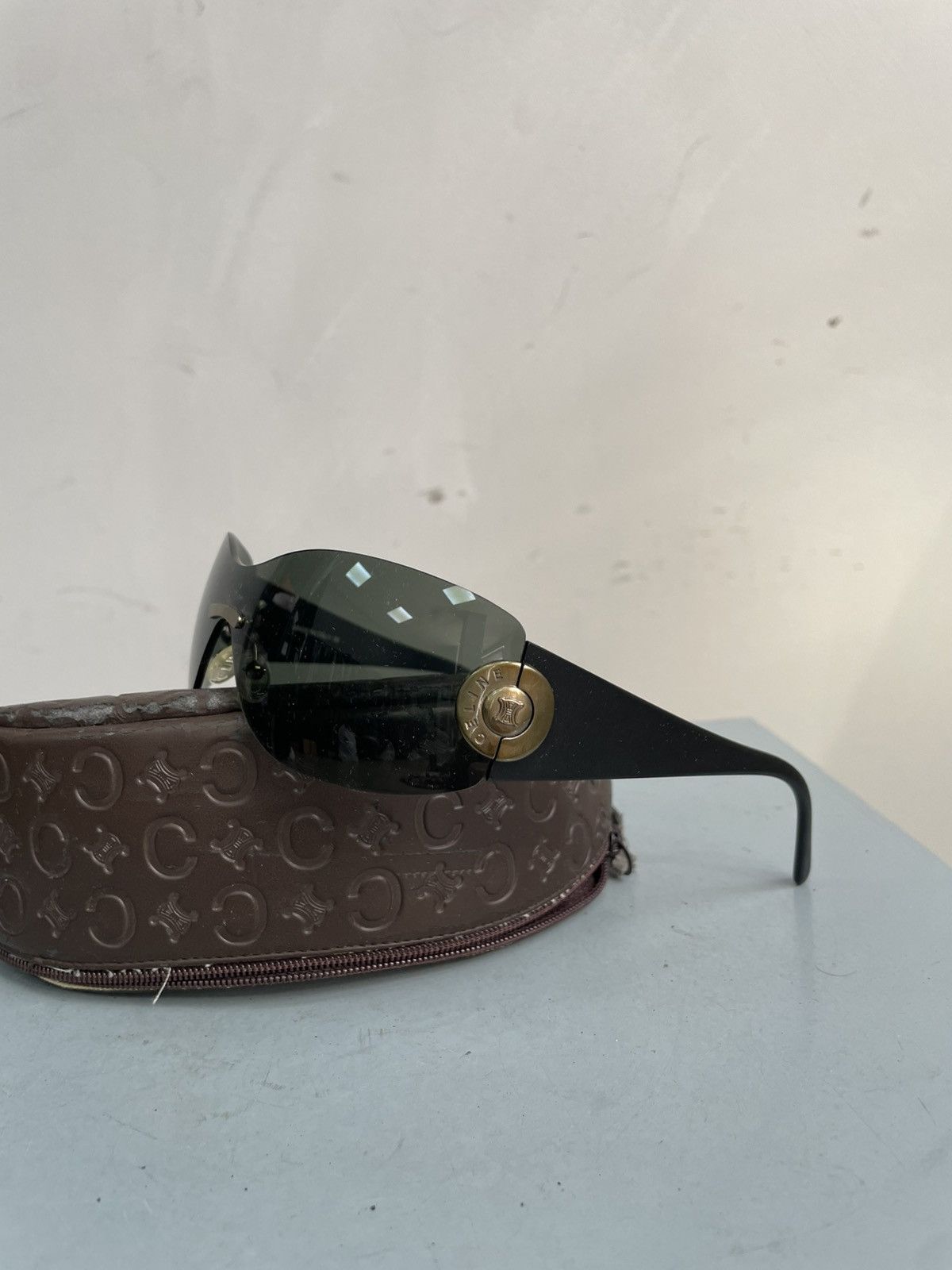 Celine × Designer VINTAGE CELINE SUNGLASSES Y2K MUSL RIMLESS 90s Size ONE SIZE - 1 Thumbnail